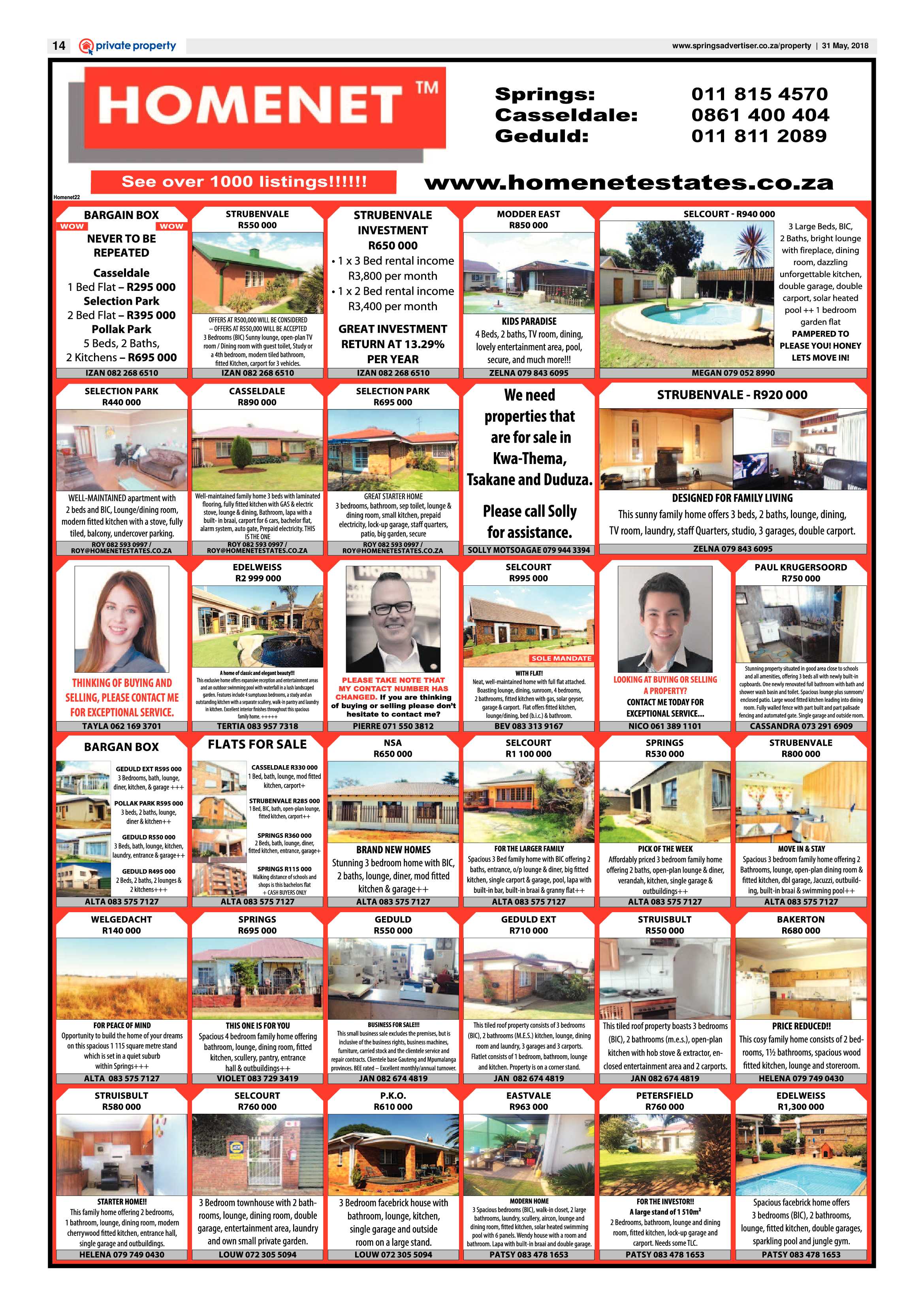 Springs Advertiser 31 May 2018 page 14