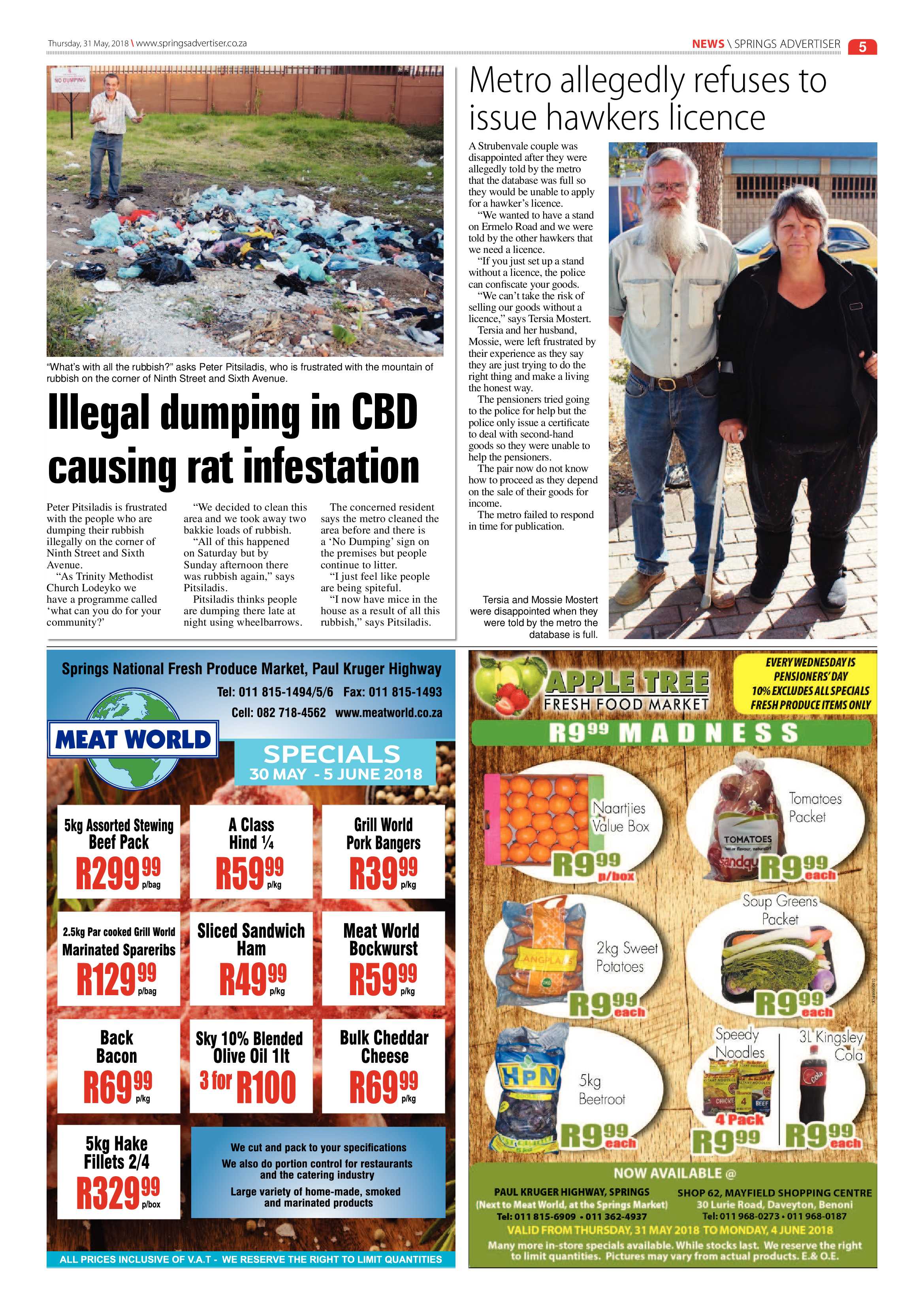 Springs Advertiser 31 May 2018 page 5