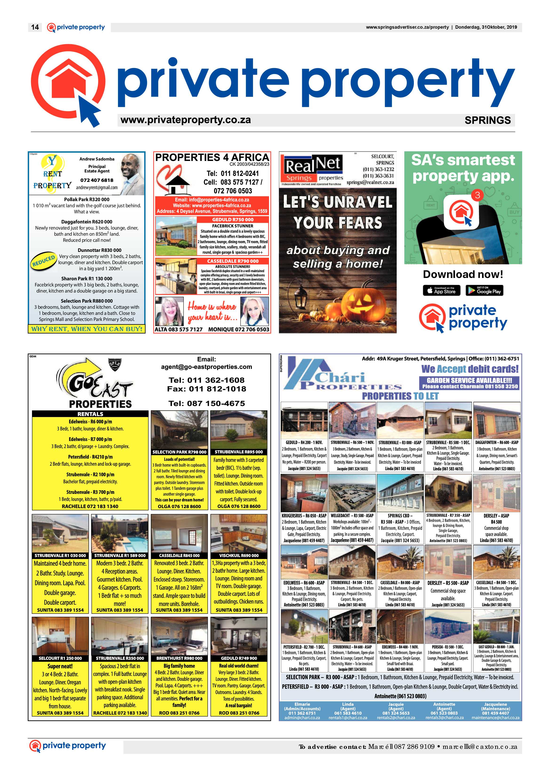 Springs Advertiser 31 October 2019 page 14
