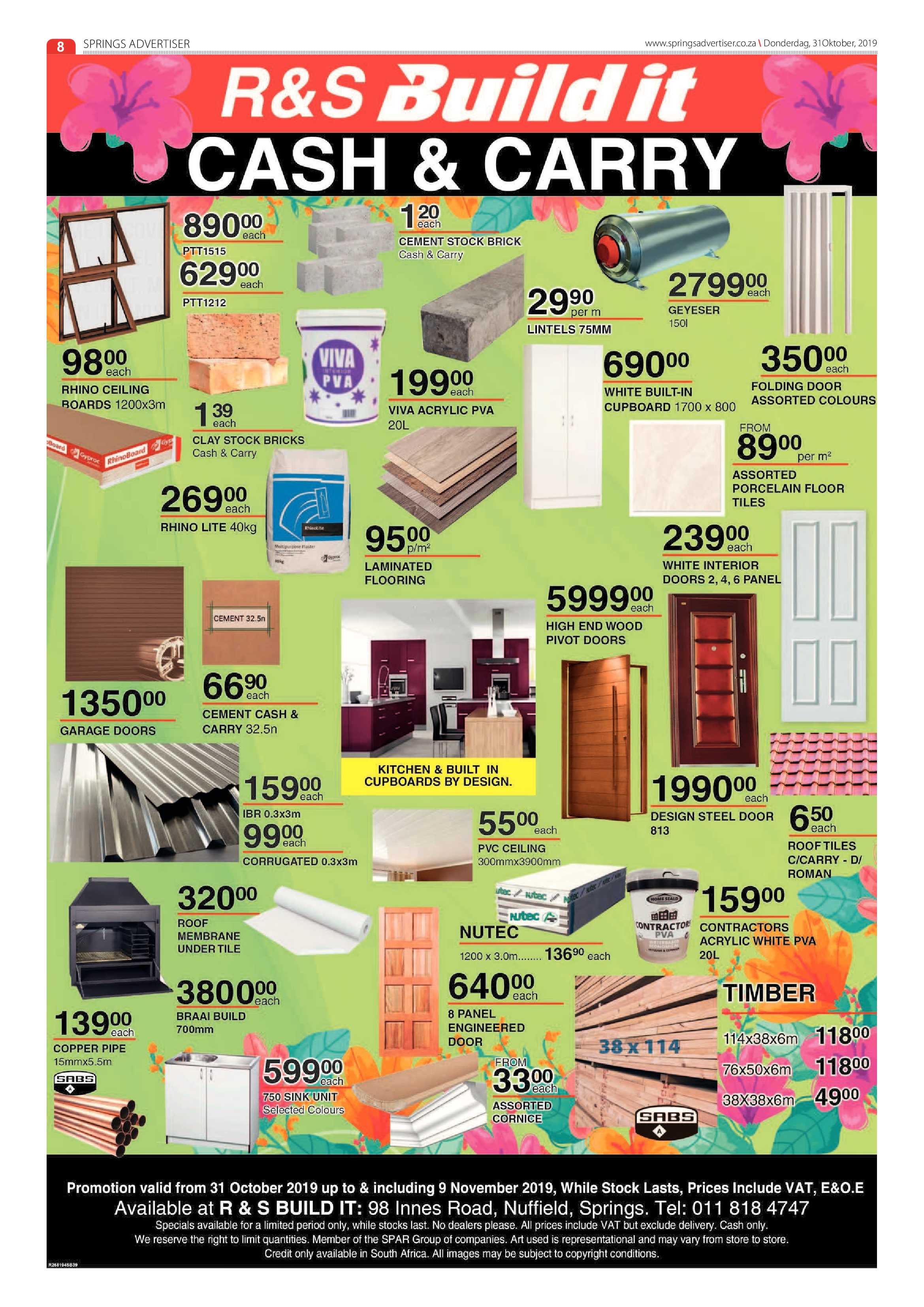 Springs Advertiser 31 October 2019 page 8
