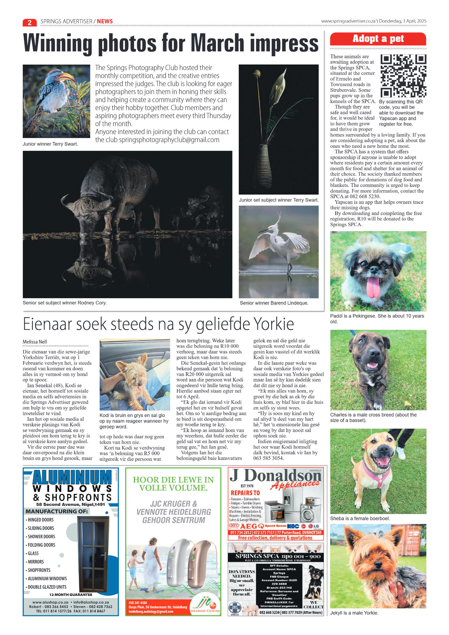 Springs Advertiser 3 April 2025 page 2