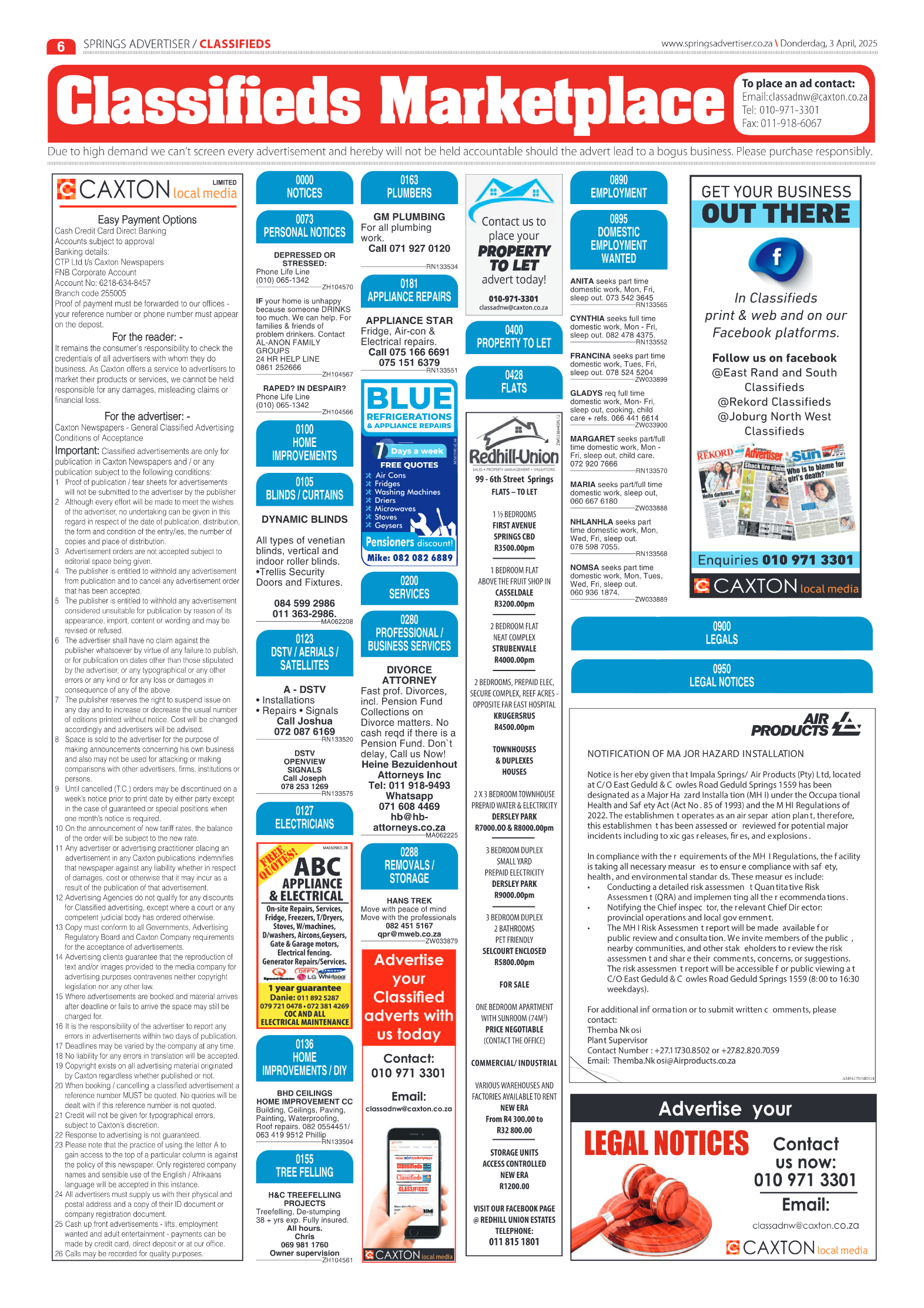 Springs Advertiser 3 April 2025 page 6