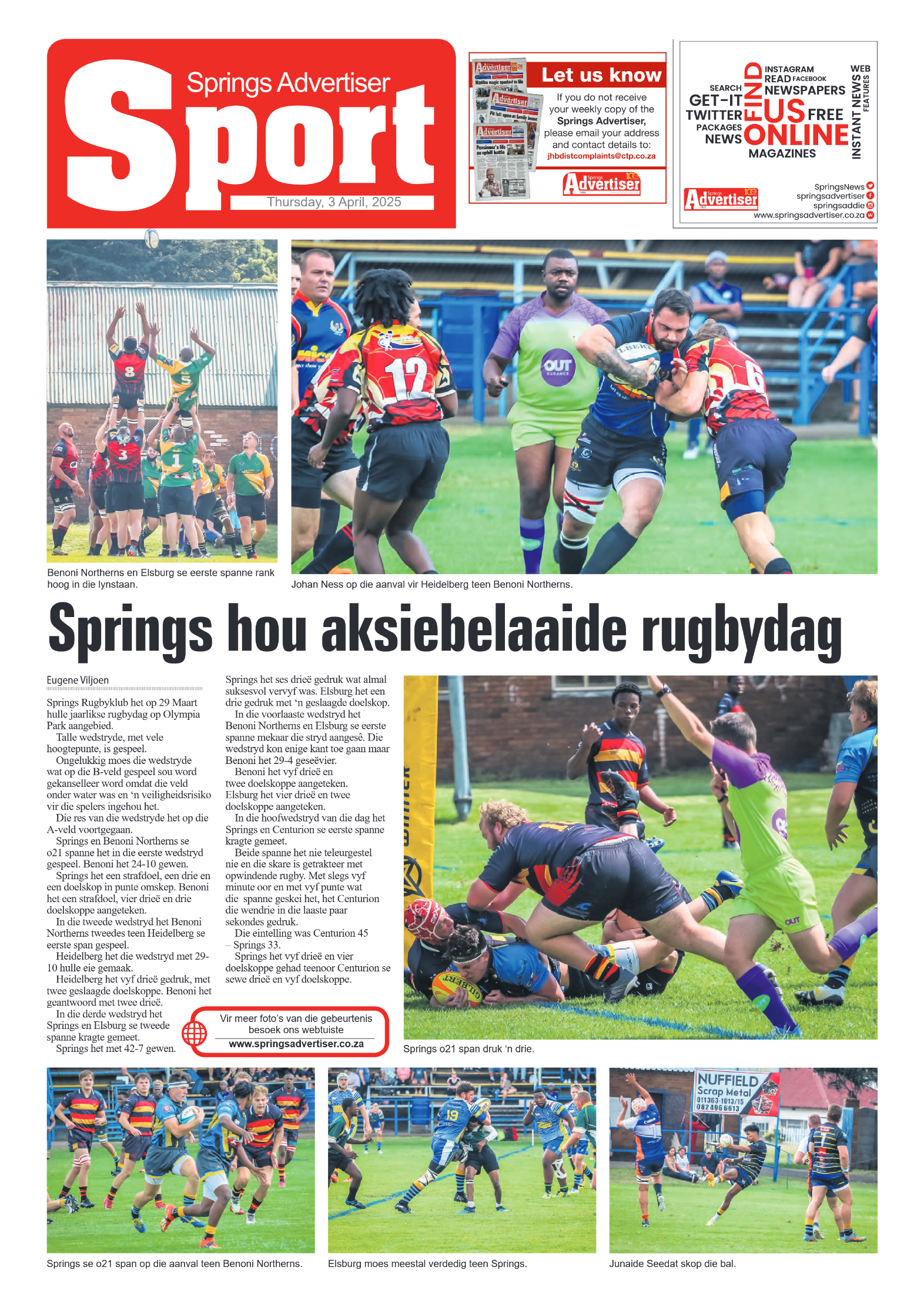 Springs Advertiser 3 April 2025 page 8