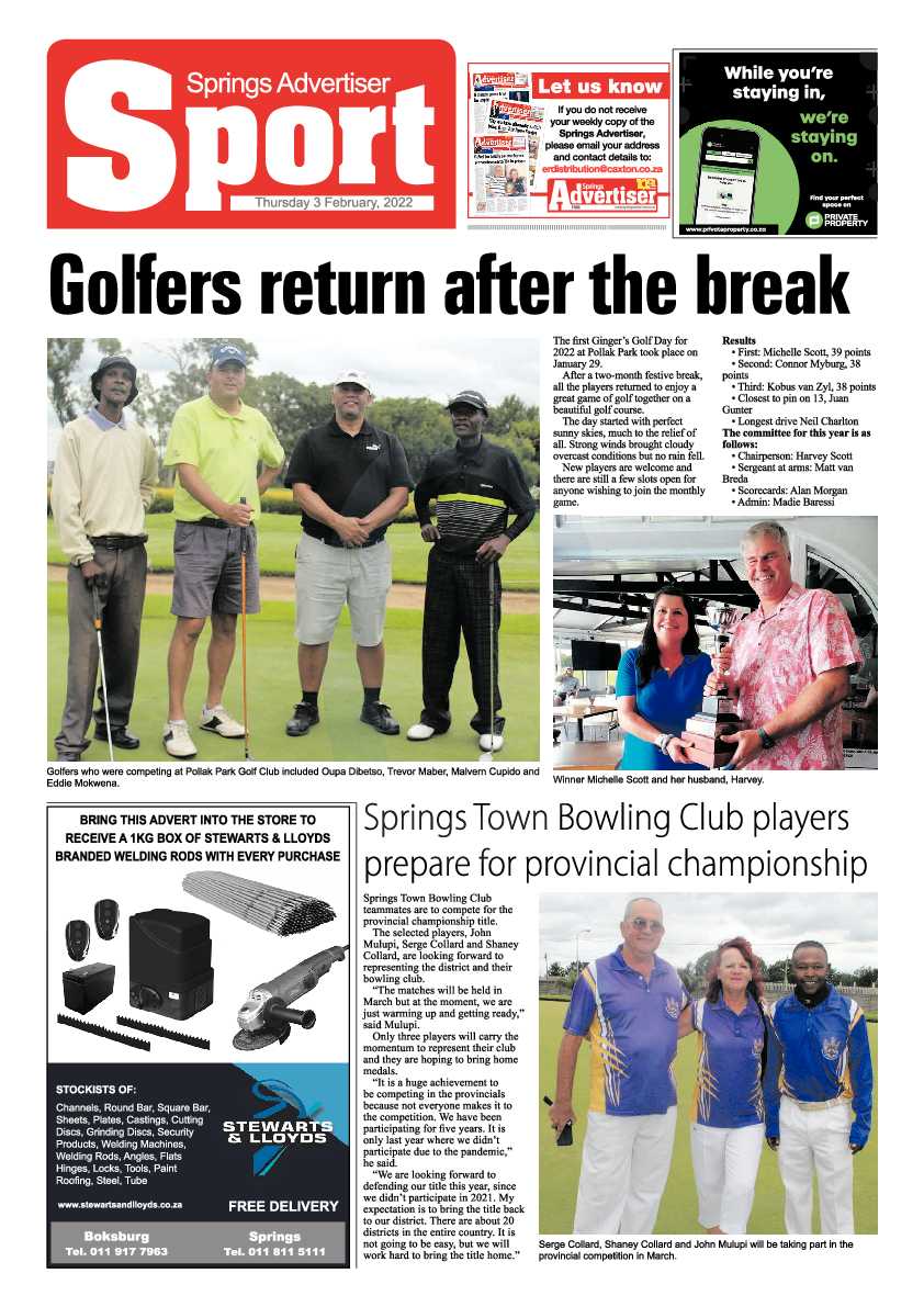 Springs Advertiser 3 February 2022 page 12