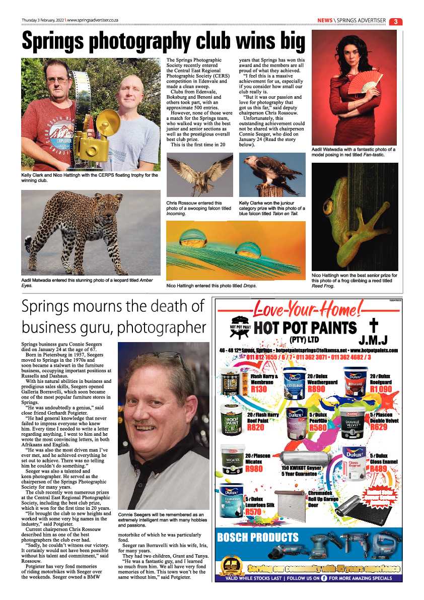 Springs Advertiser 3 February 2022 page 3