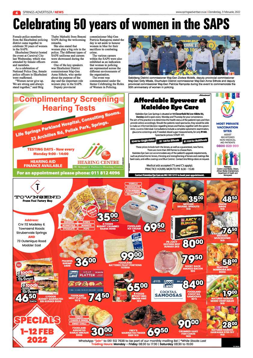 Springs Advertiser 3 February 2022 page 4
