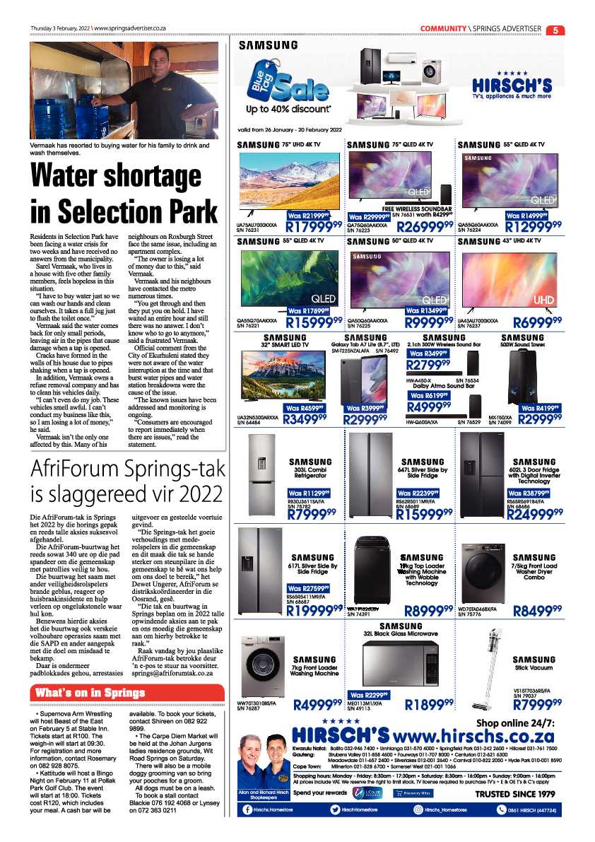 Springs Advertiser 3 February 2022 page 5