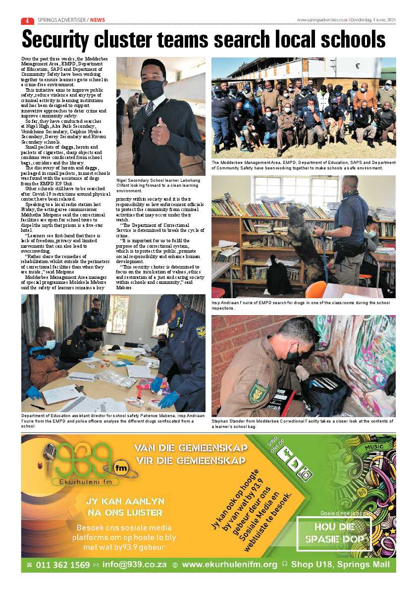 Springs Advertiser 3 June 2021 page 4