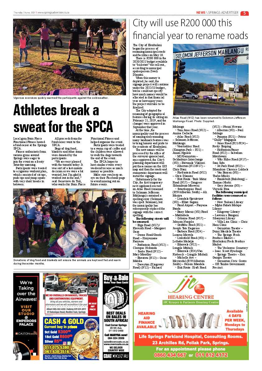 Springs Advertiser 3 June 2021 page 5