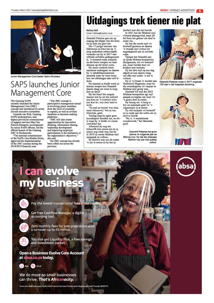 Springs Advertiser 3 March 2022 page 5