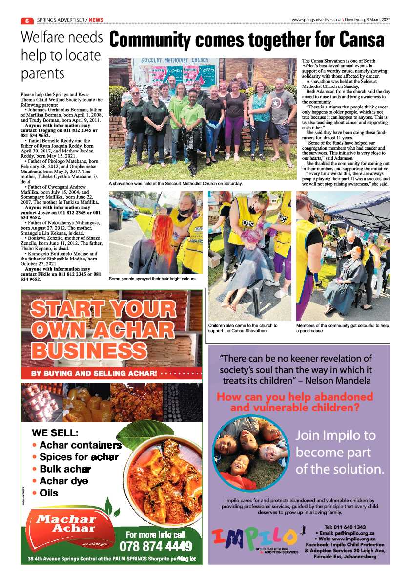 Springs Advertiser 3 March 2022 page 6
