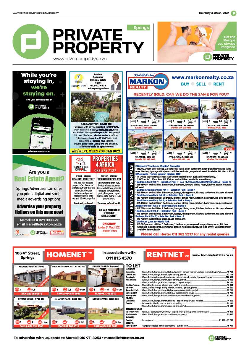 Springs Advertiser 3 March 2022 page 9