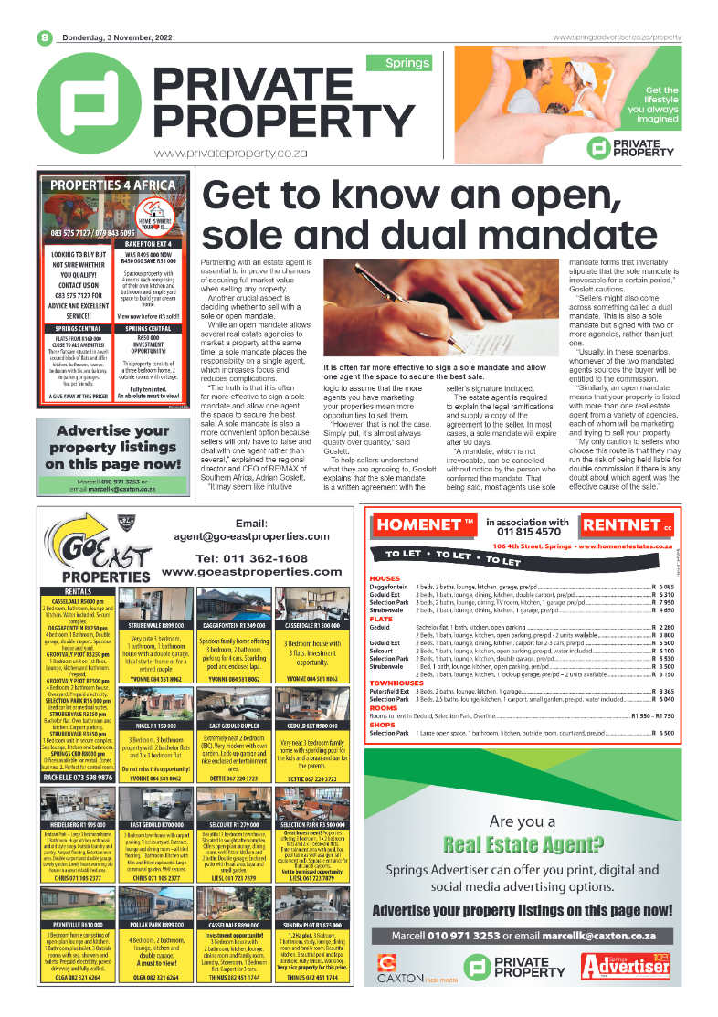 Springs Advertiser 3 Nov 2022 page 16
