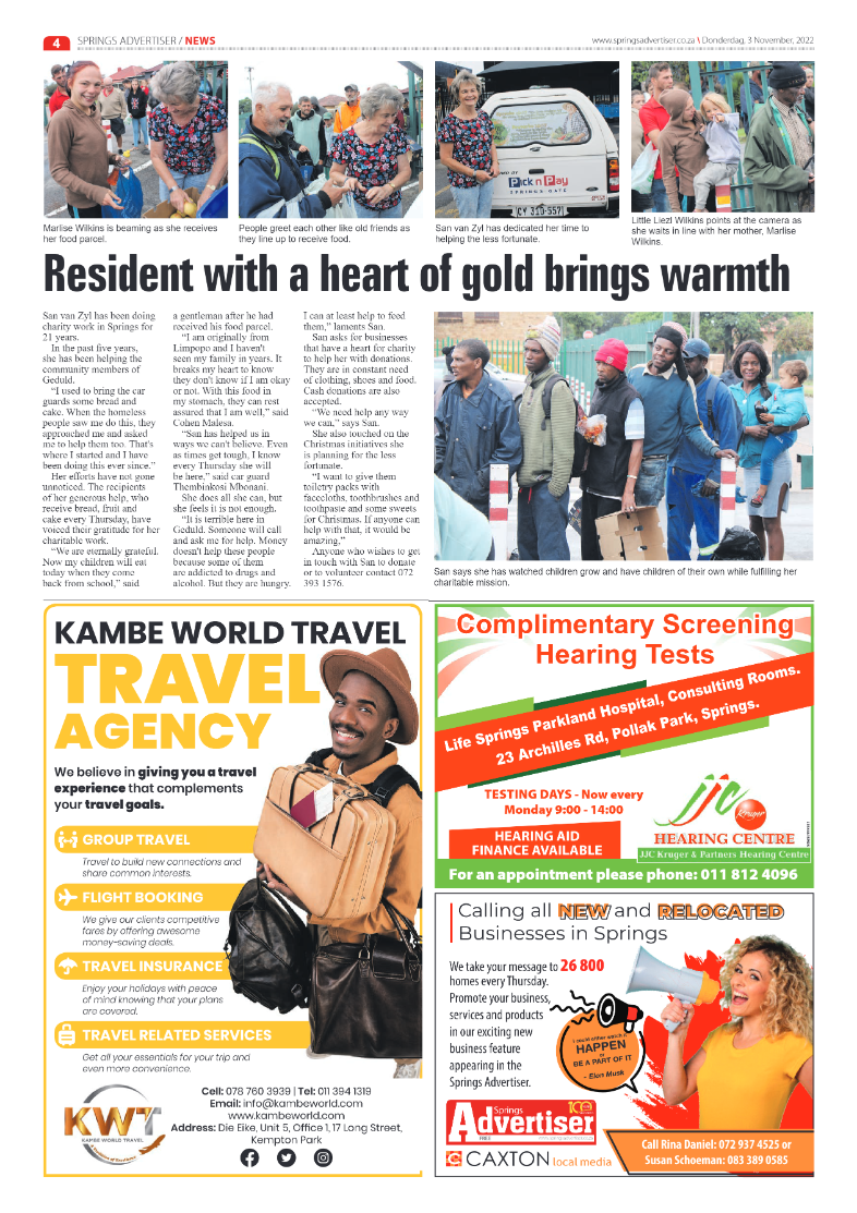 Springs Advertiser 3 Nov 2022 page 4