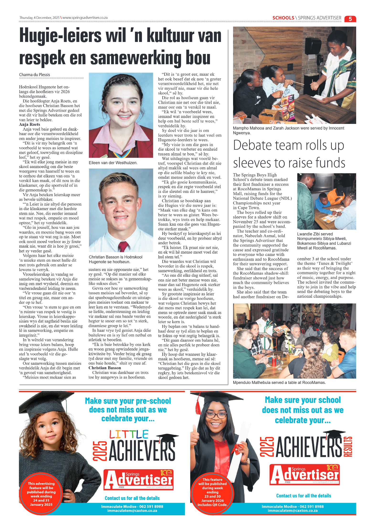 Springs Advertiser 4 December 2025 page 5