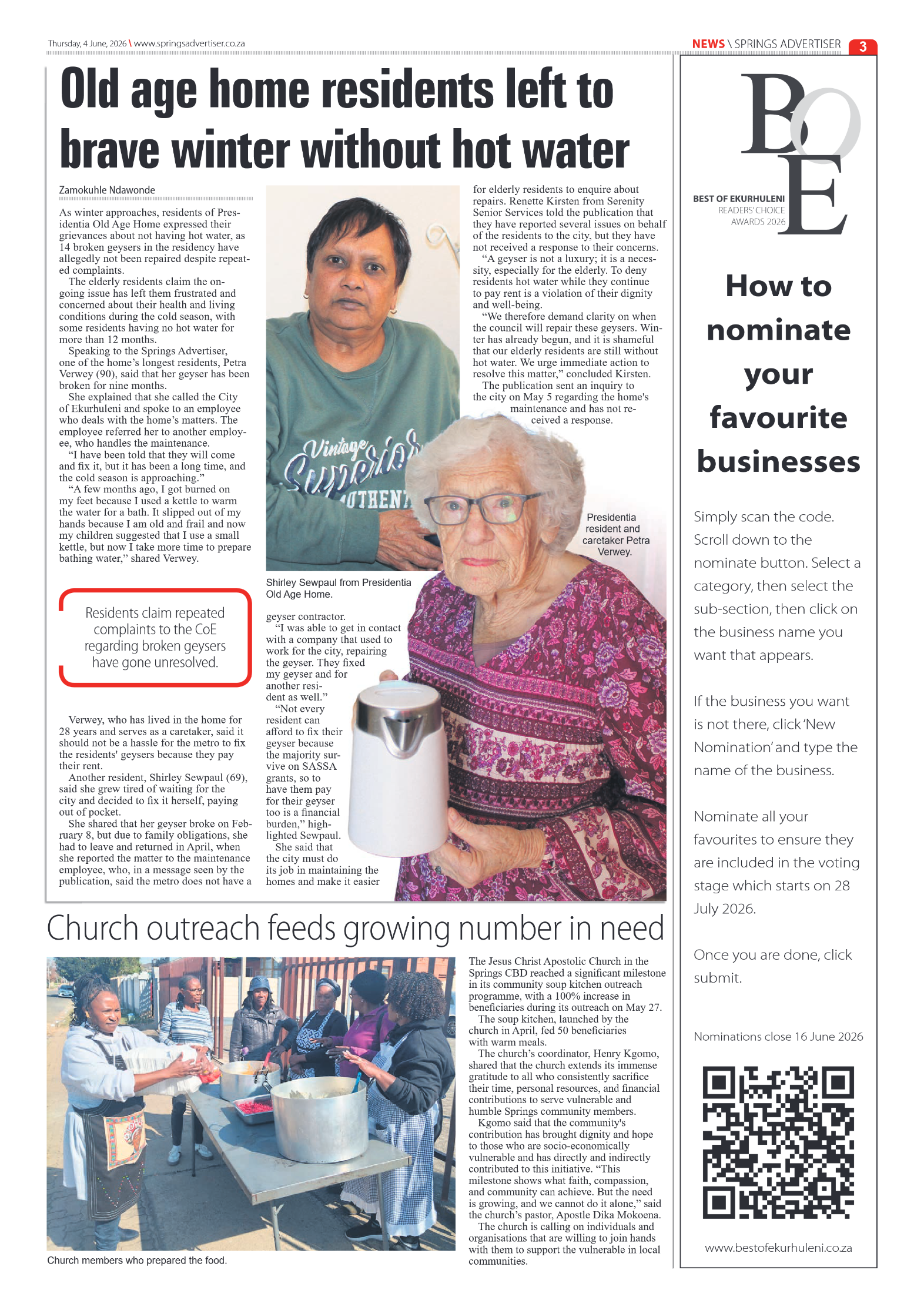 Springs Advertiser 4 June 2026 page 3