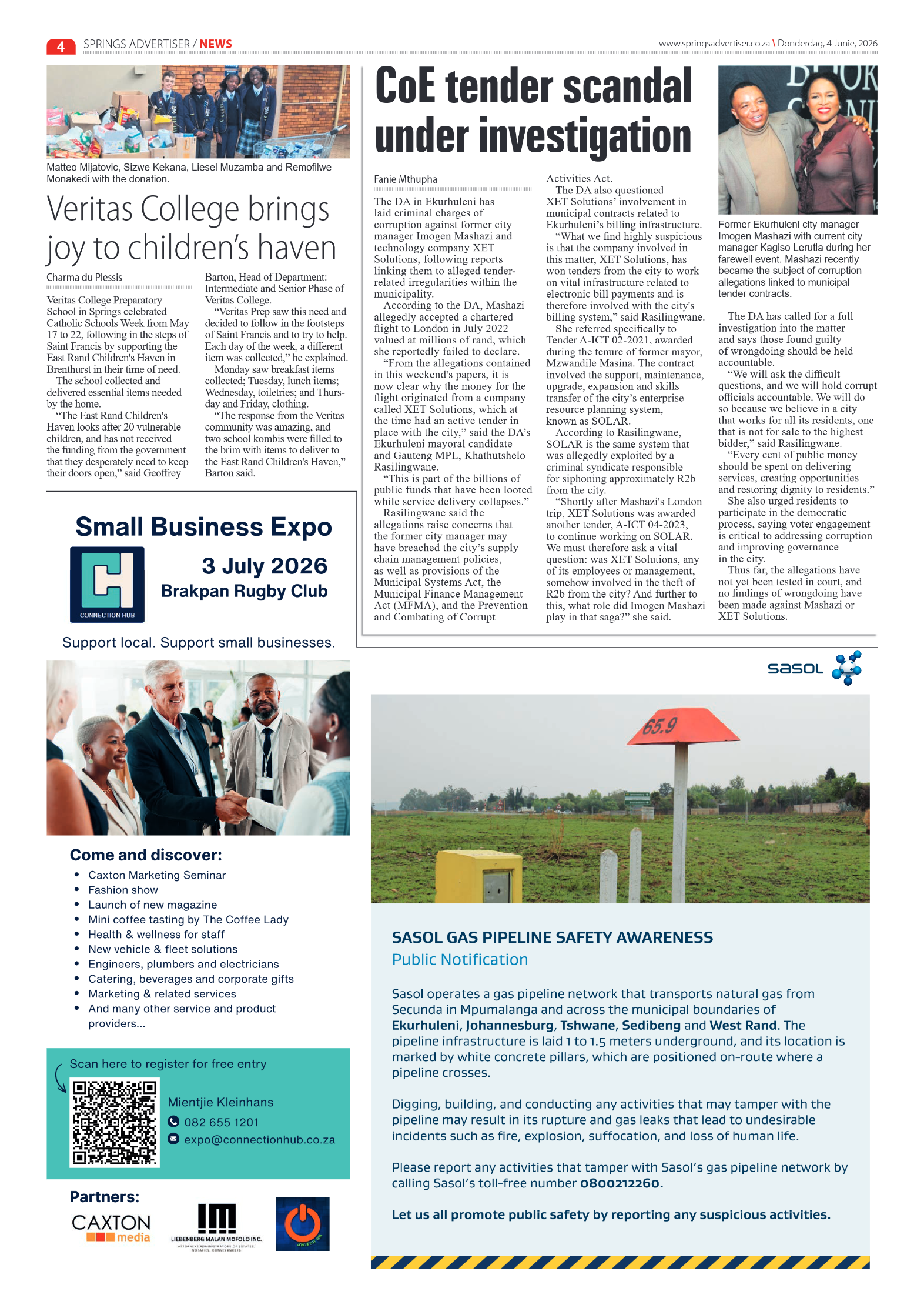 Springs Advertiser 4 June 2026 page 4