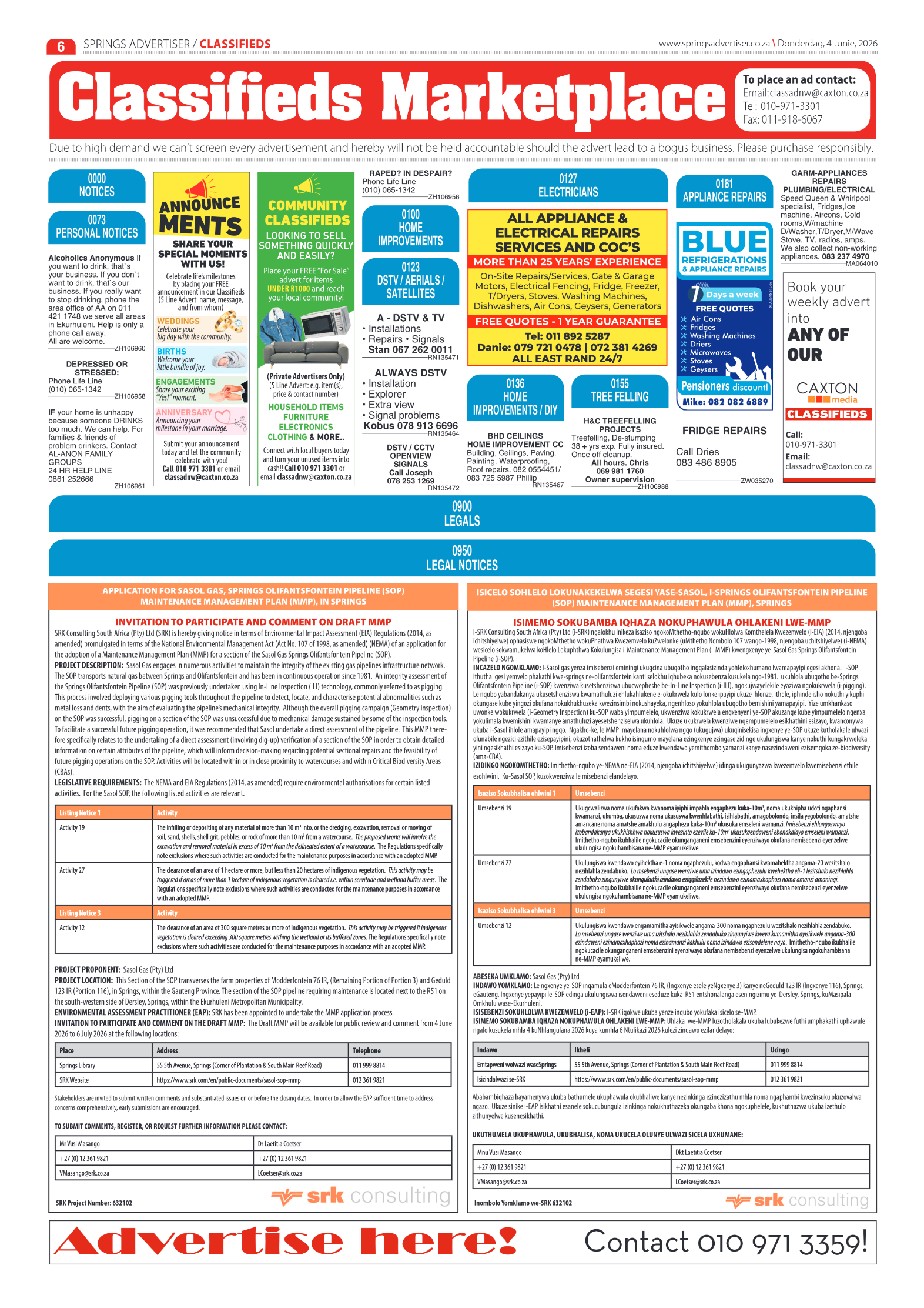 Springs Advertiser 4 June 2026 page 6