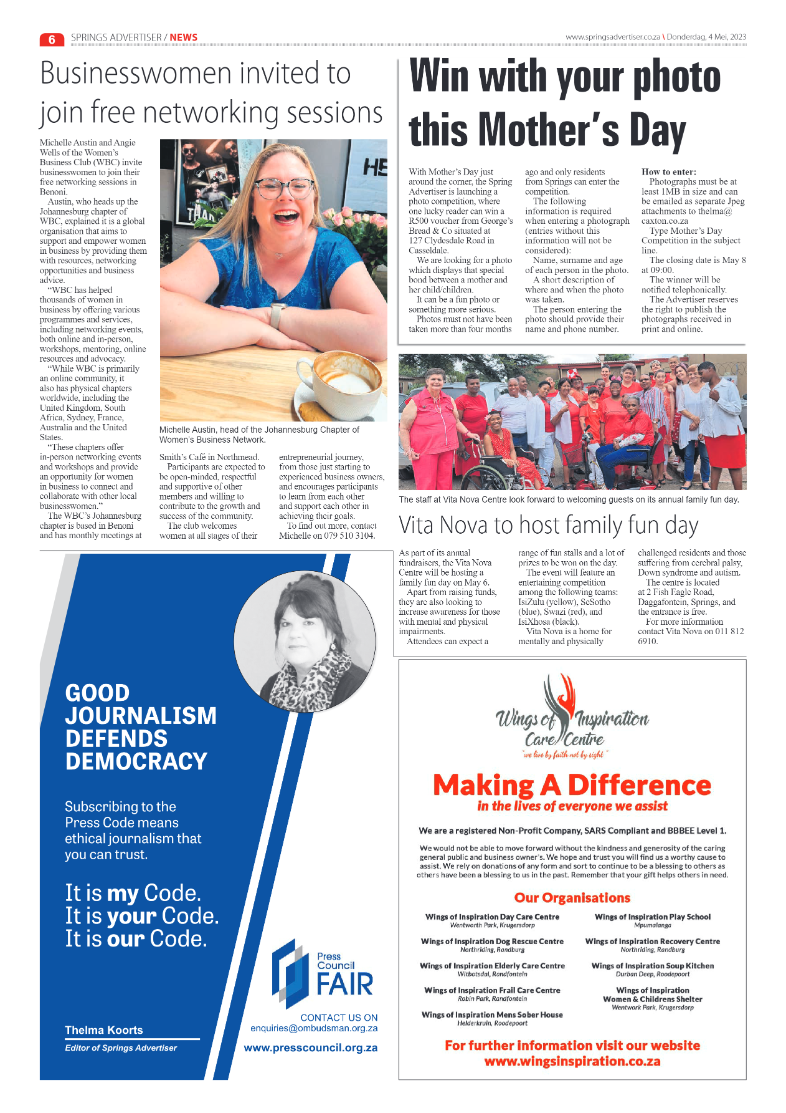Springs Advertiser 4 May 2023 page 6
