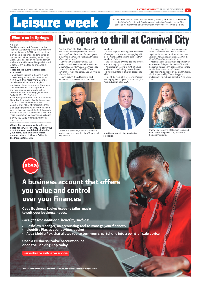 Springs Advertiser 4 May 2023 page 7