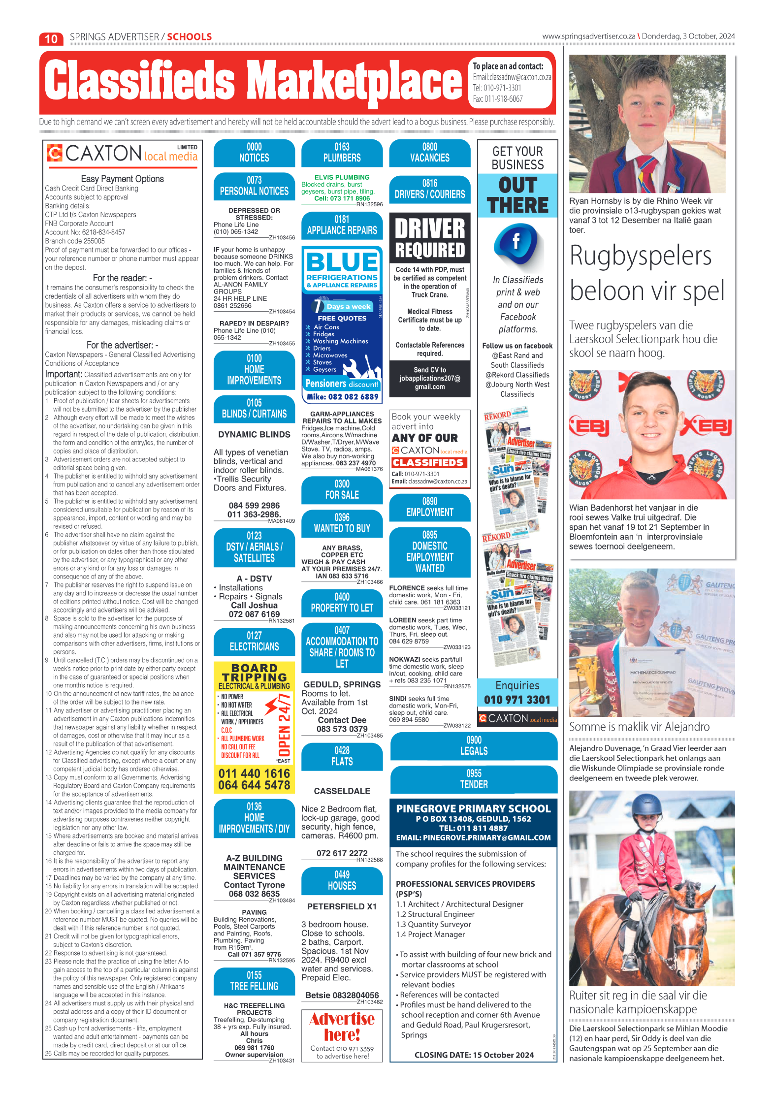 Springs Advertiser 4 October 2024 page 10