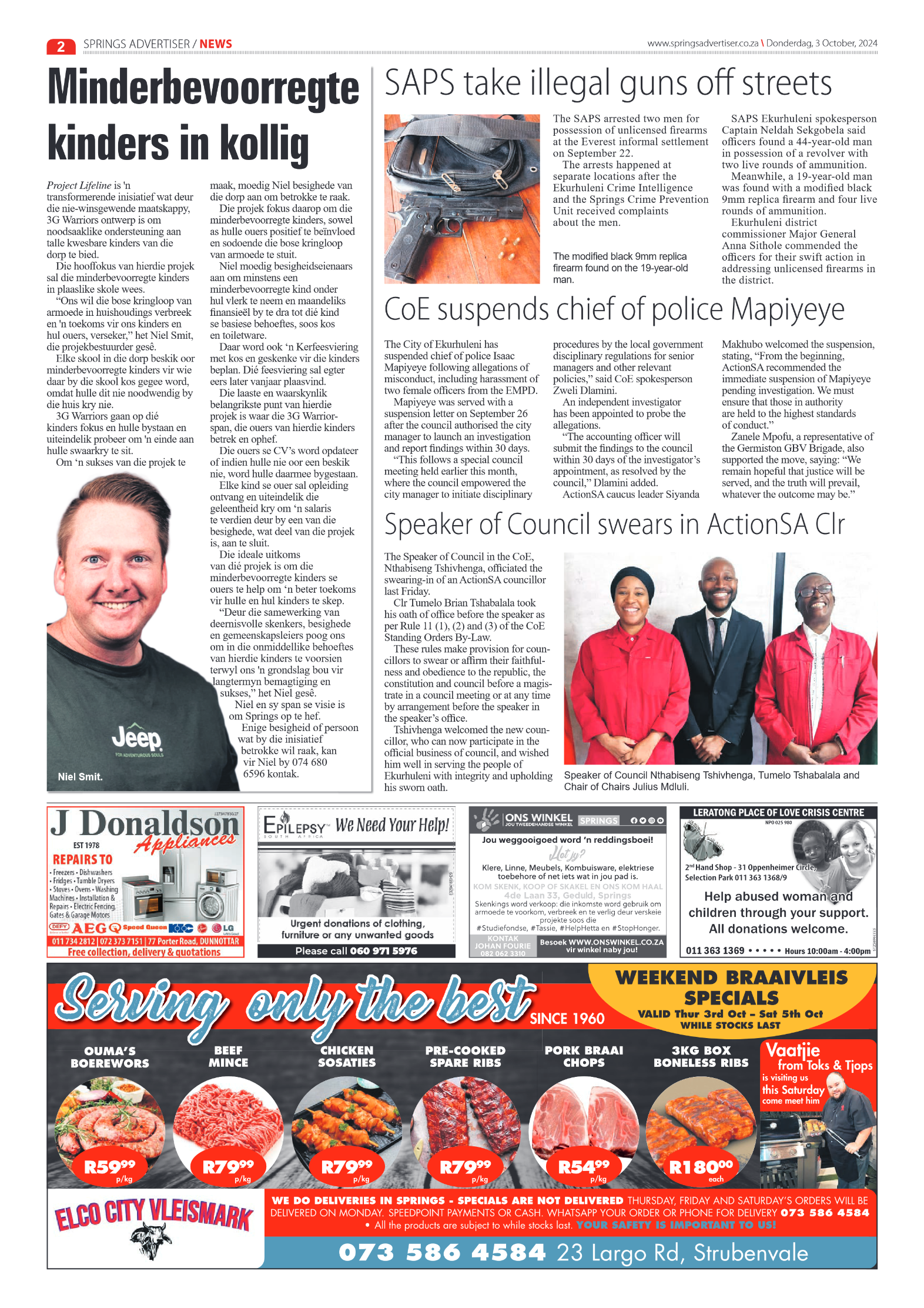 Springs Advertiser 4 October 2024 page 2