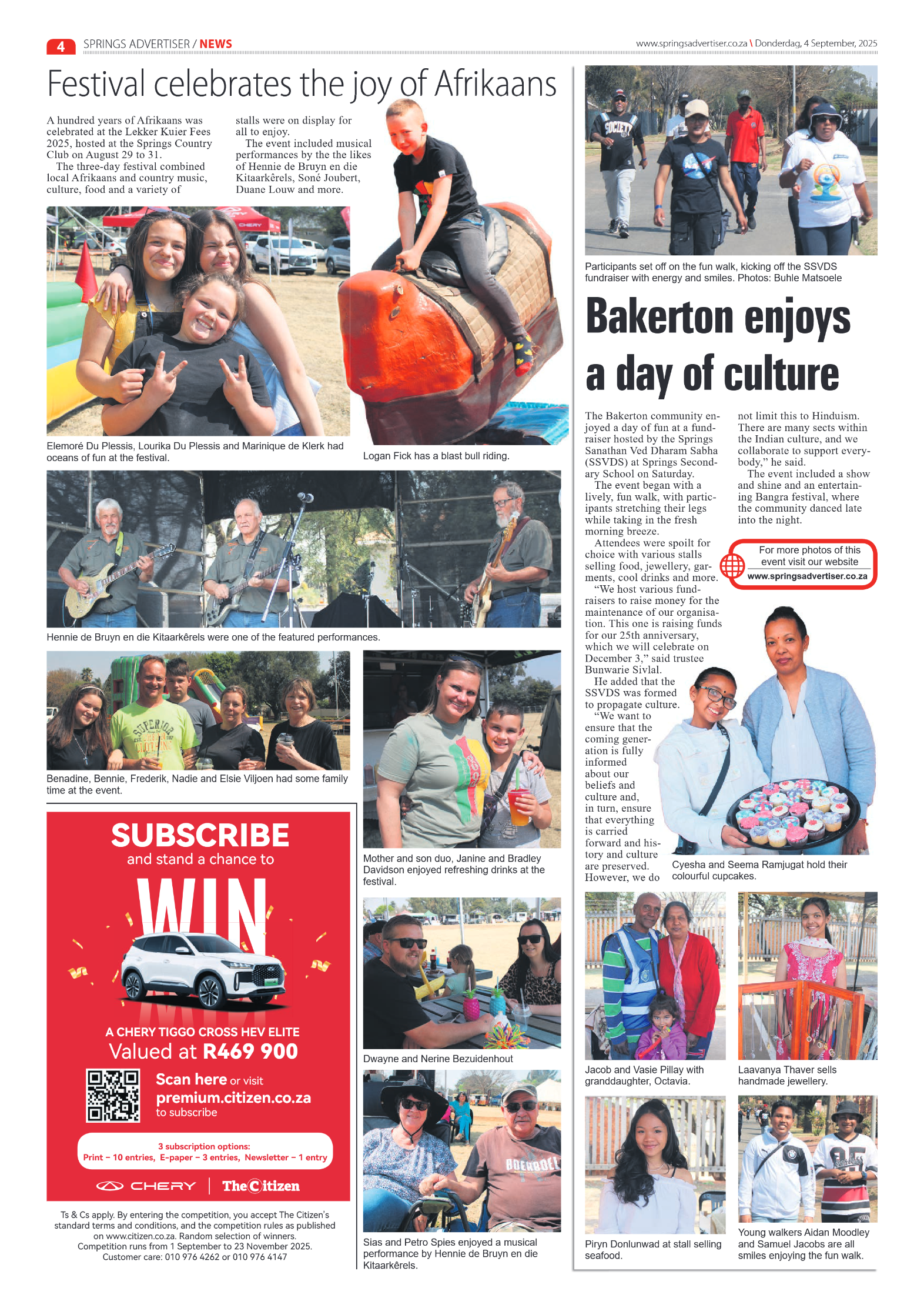 Springs Advertiser 4 September 2025 page 4