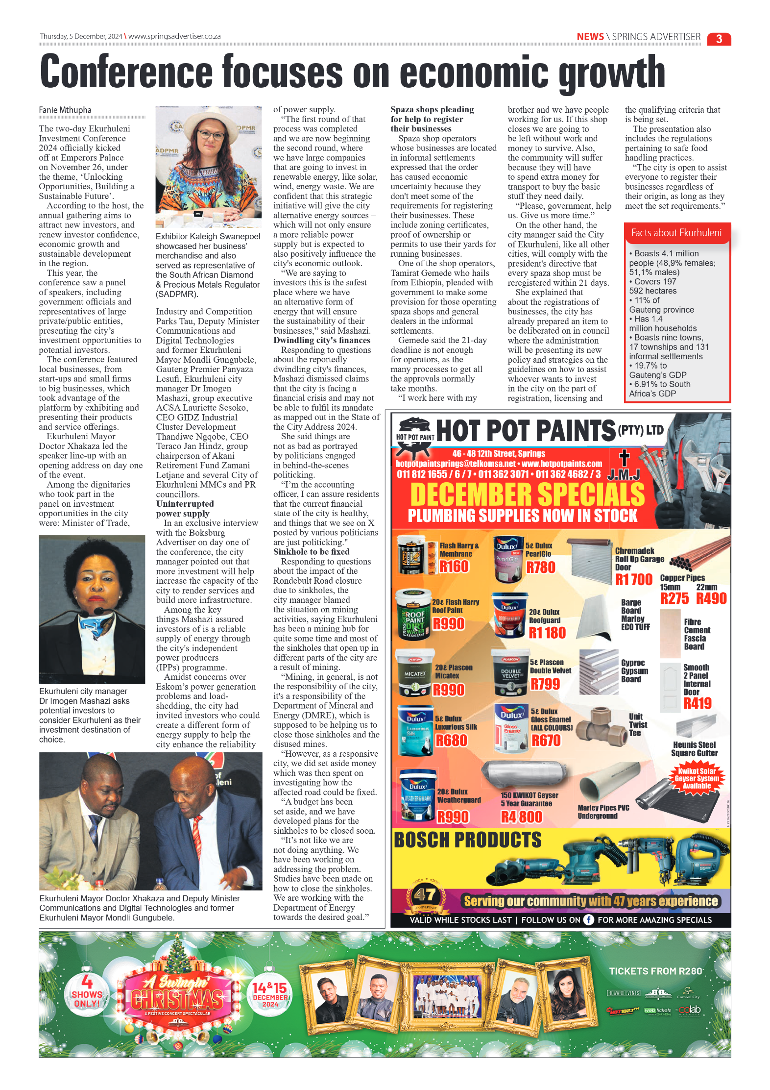 Springs Advertiser 5 December 2024 page 3