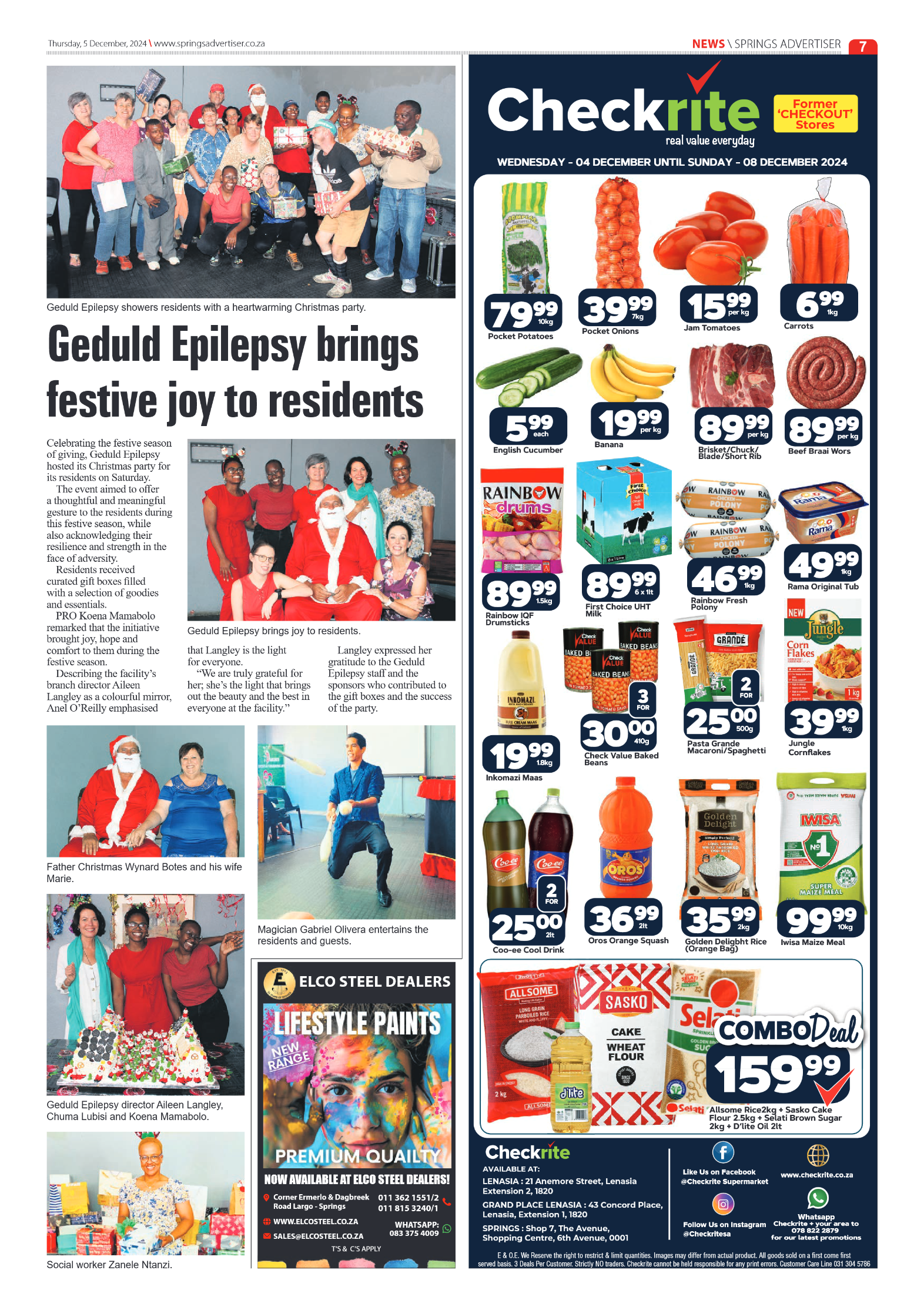 Springs Advertiser 5 December 2024 page 7