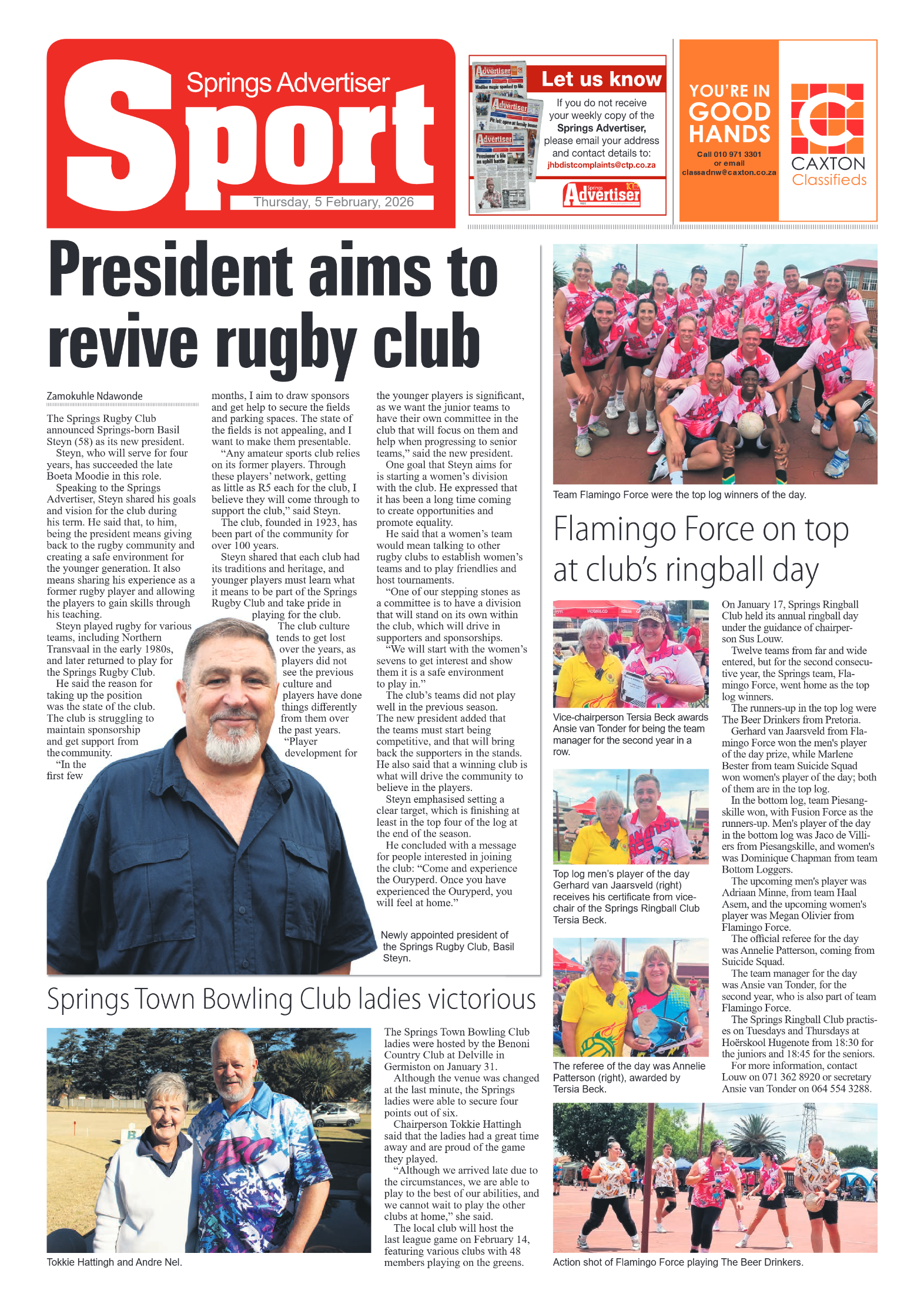 Springs Advertiser 5 February 2026 page 8