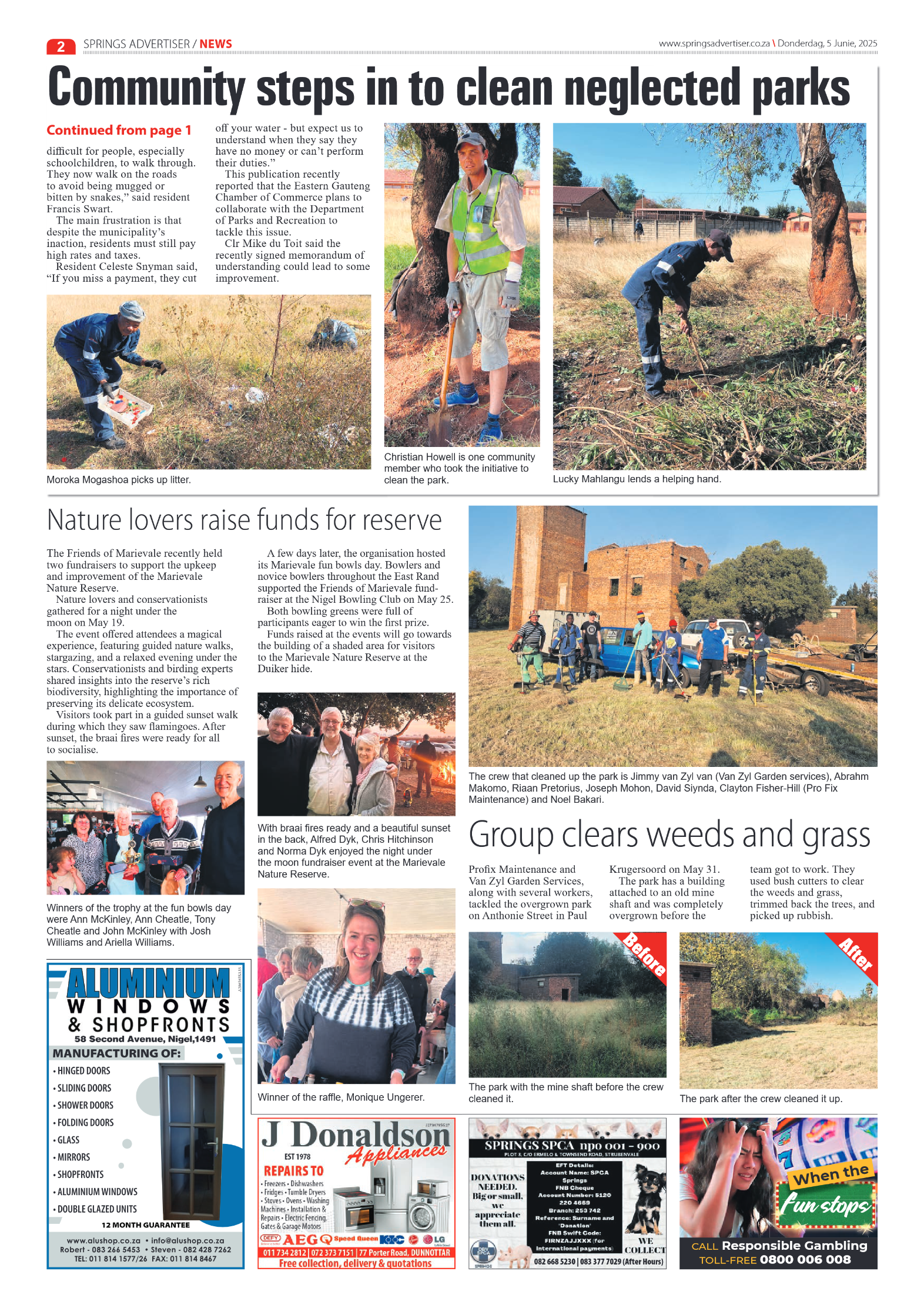Springs Advertiser 5 June 2025 page 2
