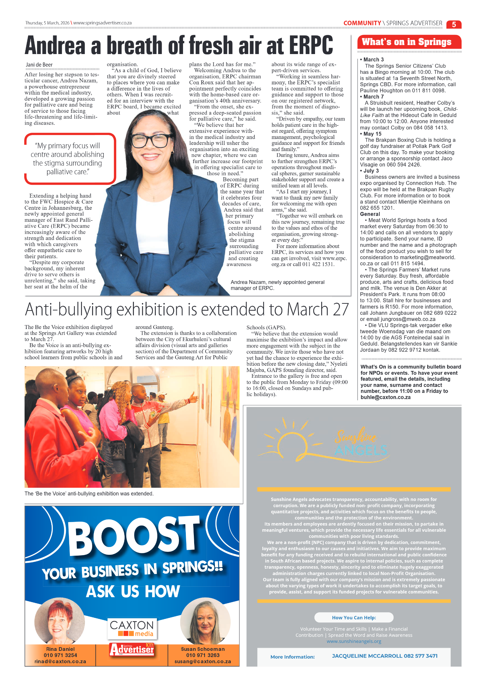 Springs Advertiser 5 March 2026 page 5