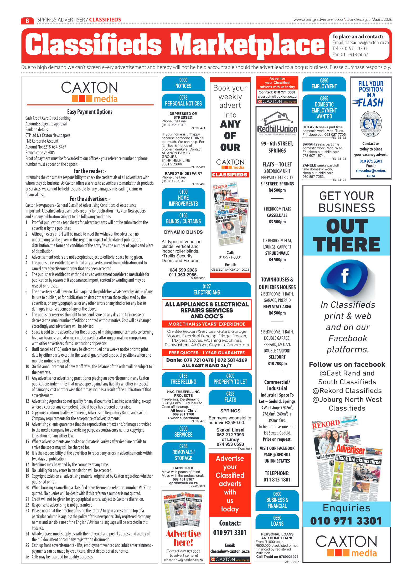 Springs Advertiser 5 March 2026 page 6