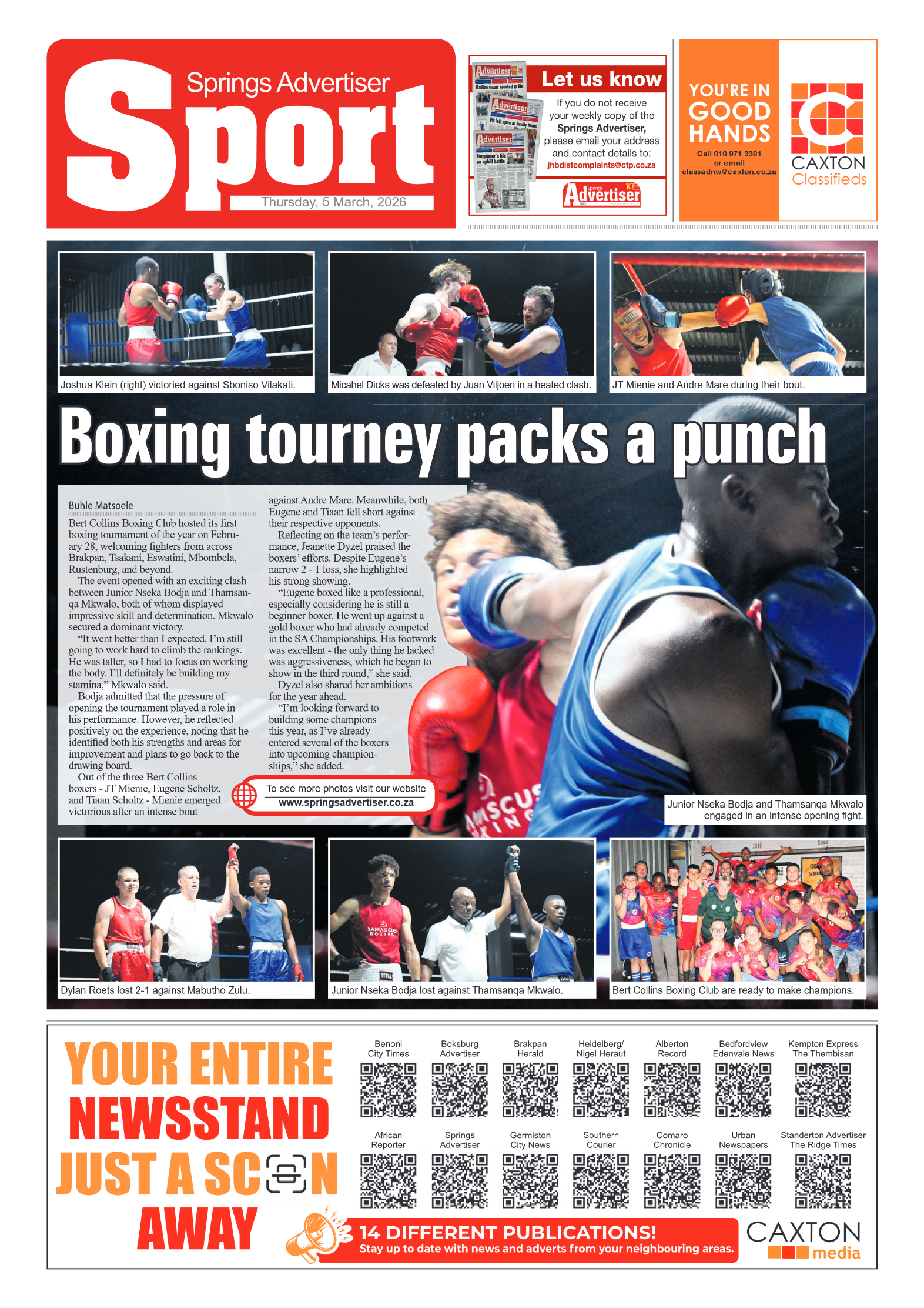 Springs Advertiser 5 March 2026 page 8