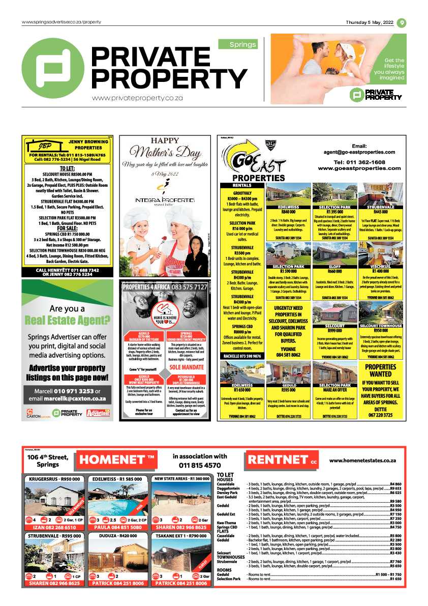 Springs Advertiser 5 May 2022 page 9