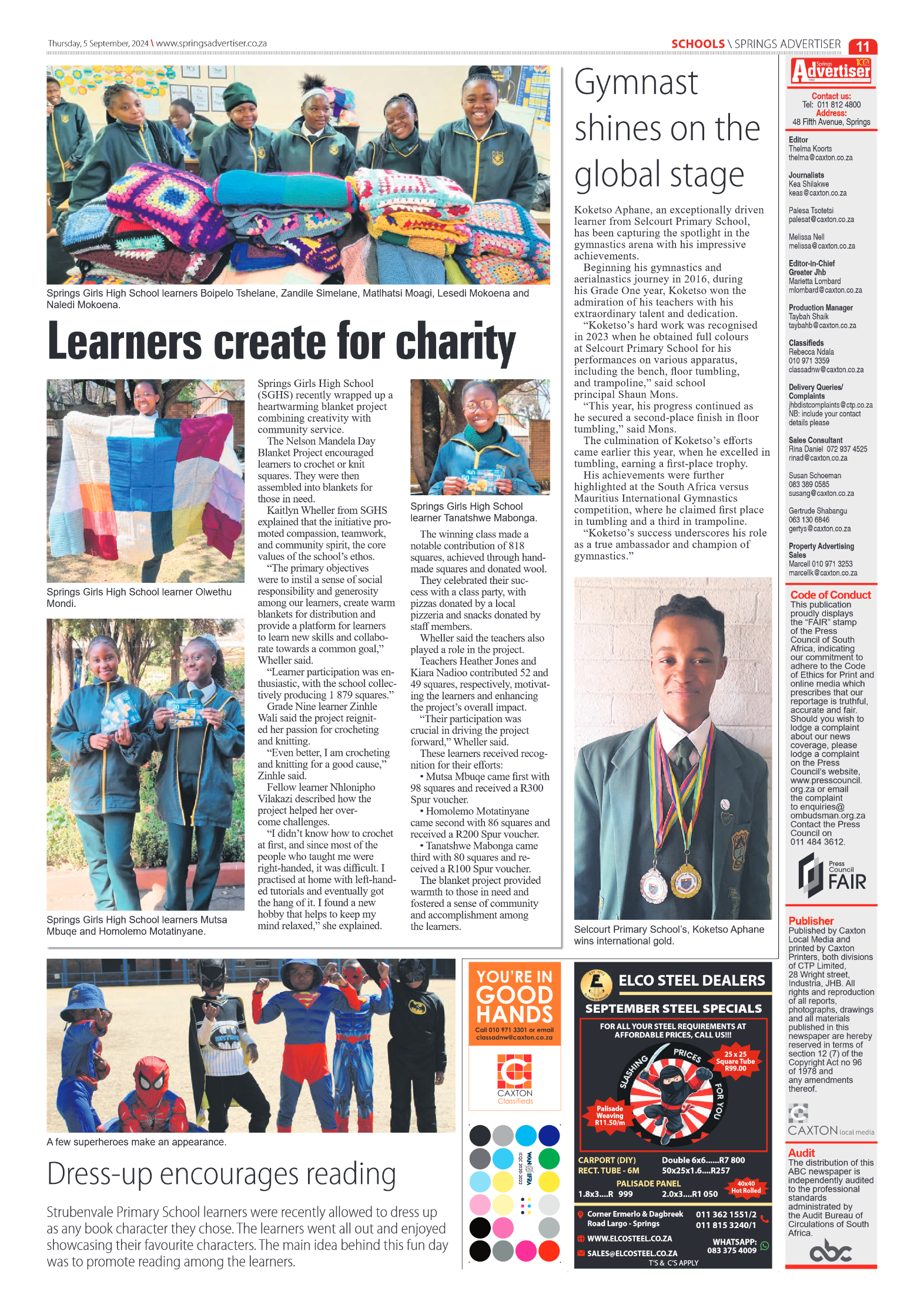 Springs Advertiser 5 September 2024 page 11