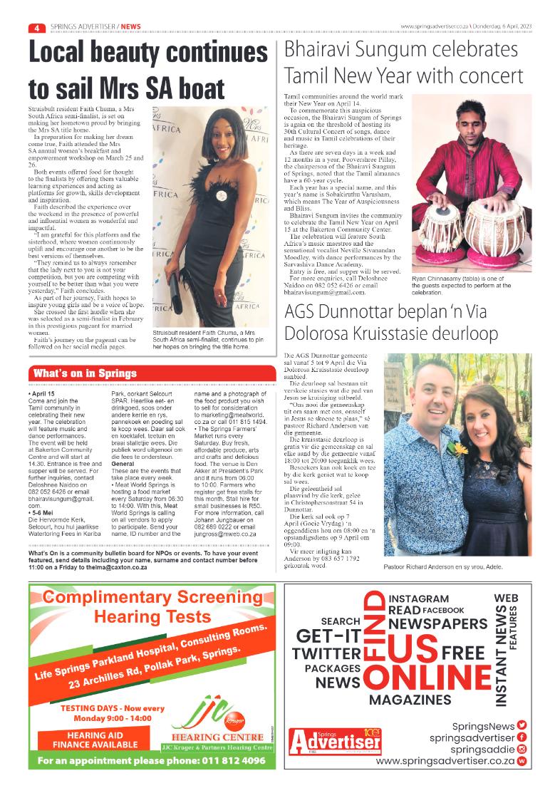 Springs Advertiser 6 April 2023 page 4