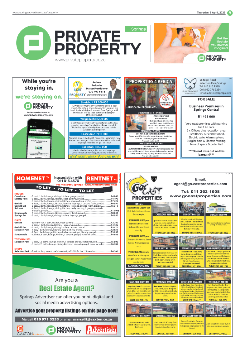 Springs Advertiser 6 April 2023 page 9