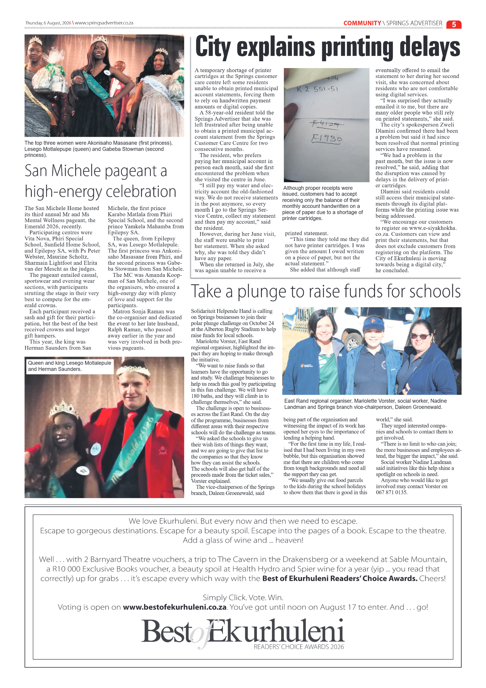 Springs Advertiser 6 August 2026 page 7