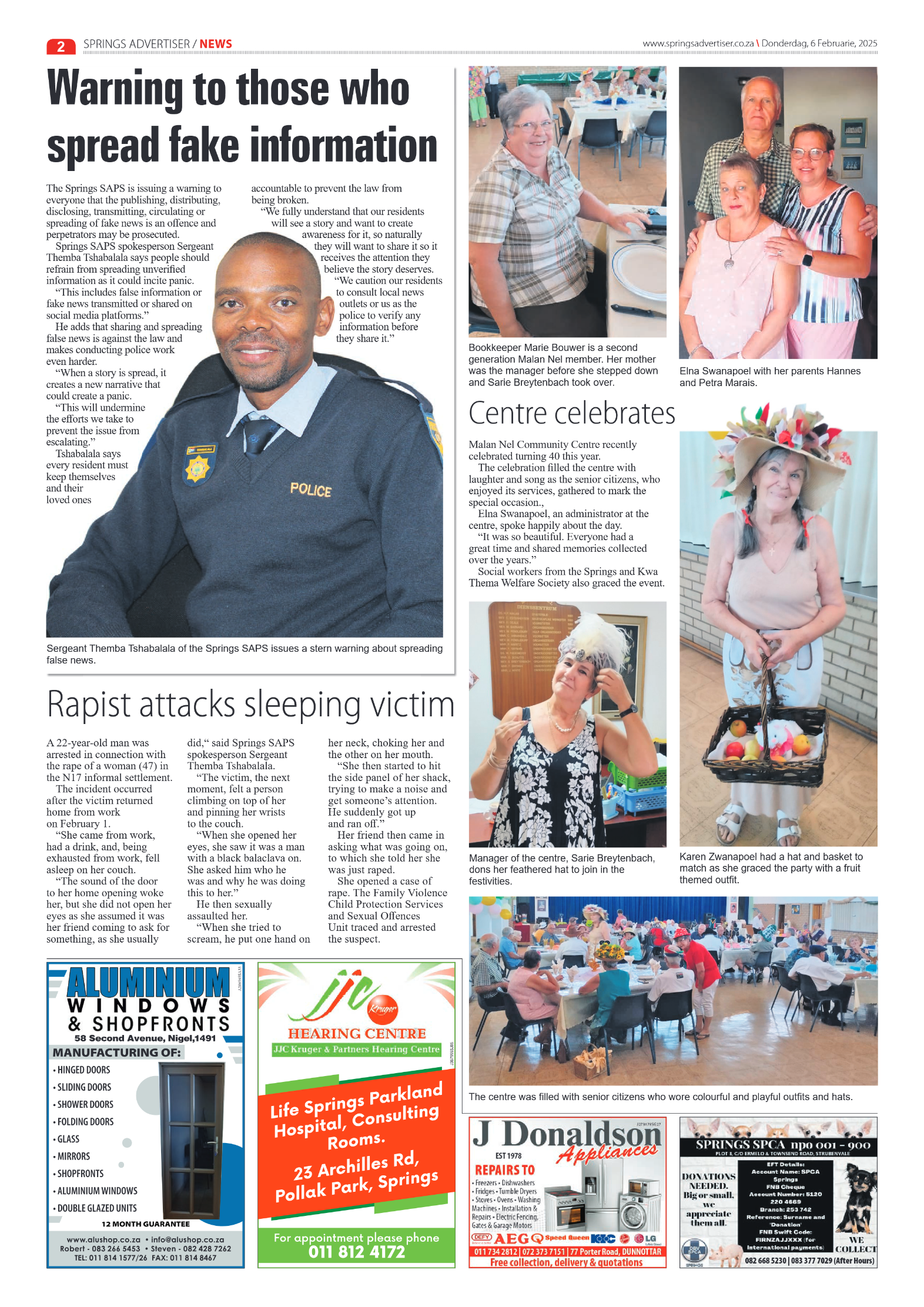 Springs Advertiser 6 February 2025 page 2