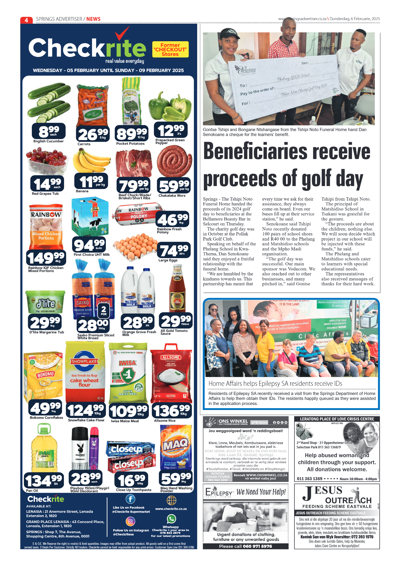 Springs Advertiser 6 February 2025 page 4