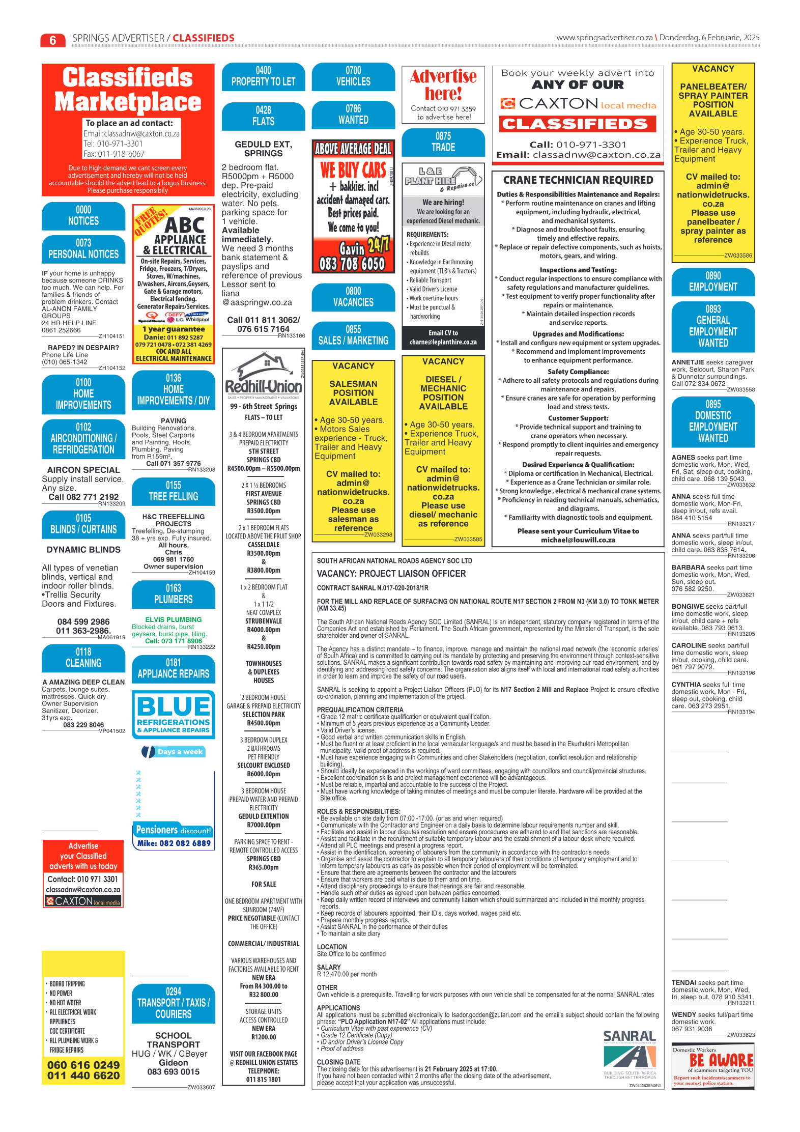 Springs Advertiser 6 February 2025 page 6