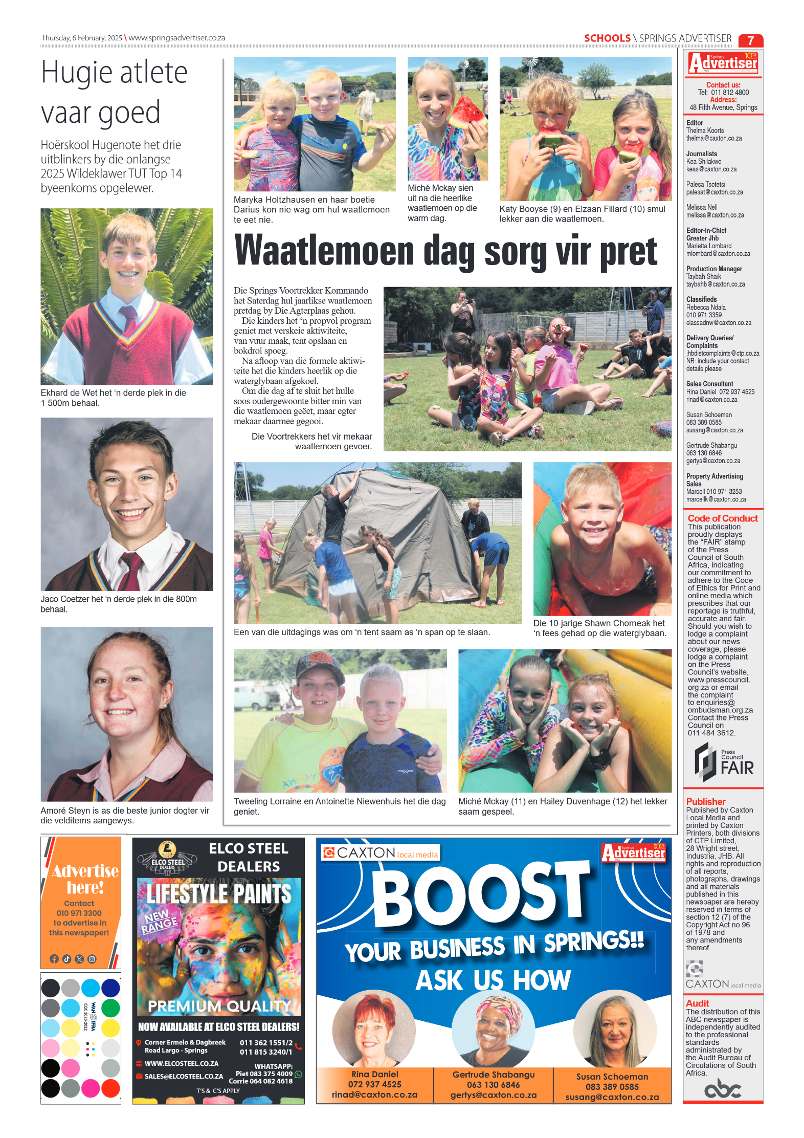 Springs Advertiser 6 February 2025 page 7