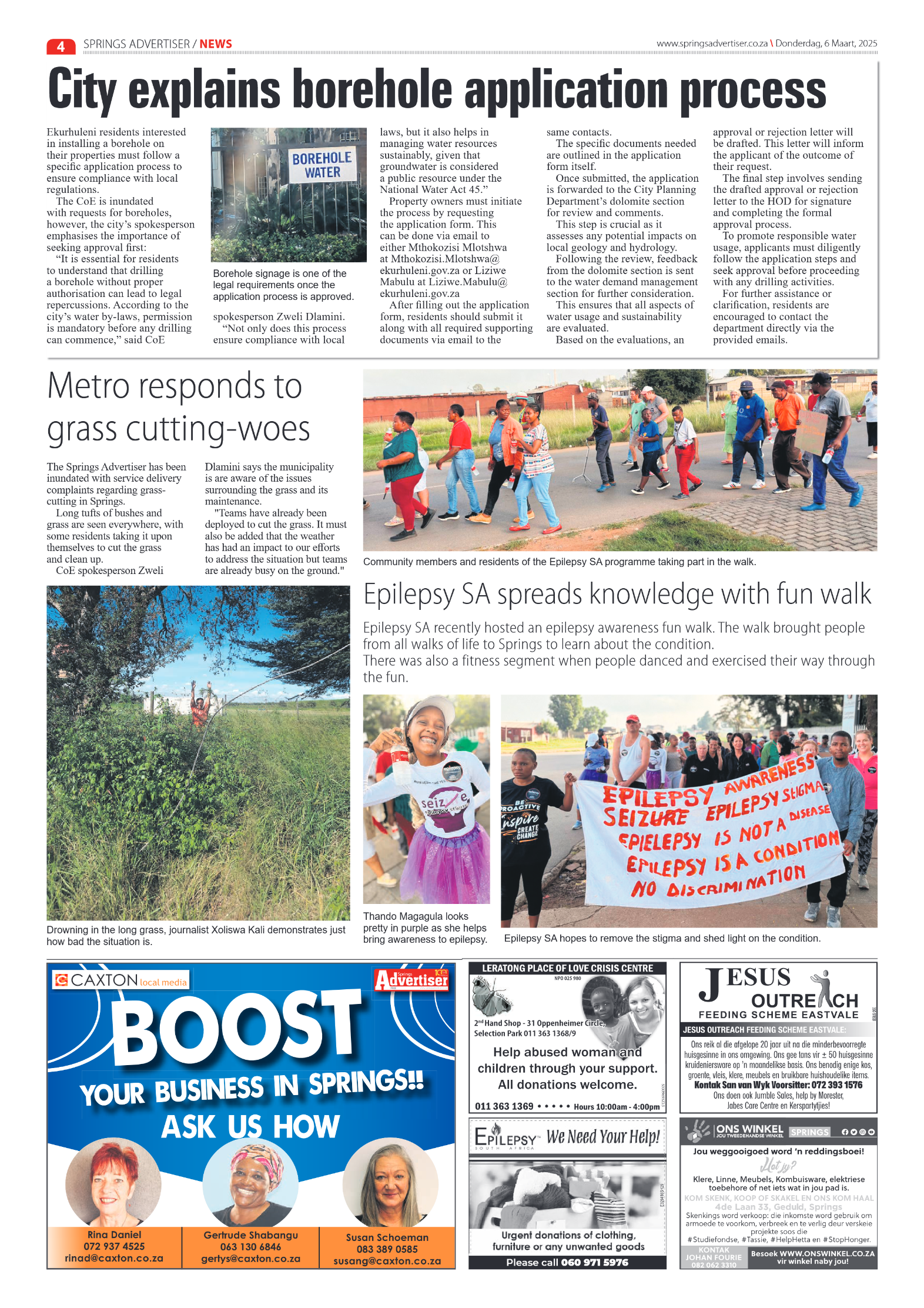 Springs Advertiser 6 March 2025 page 4