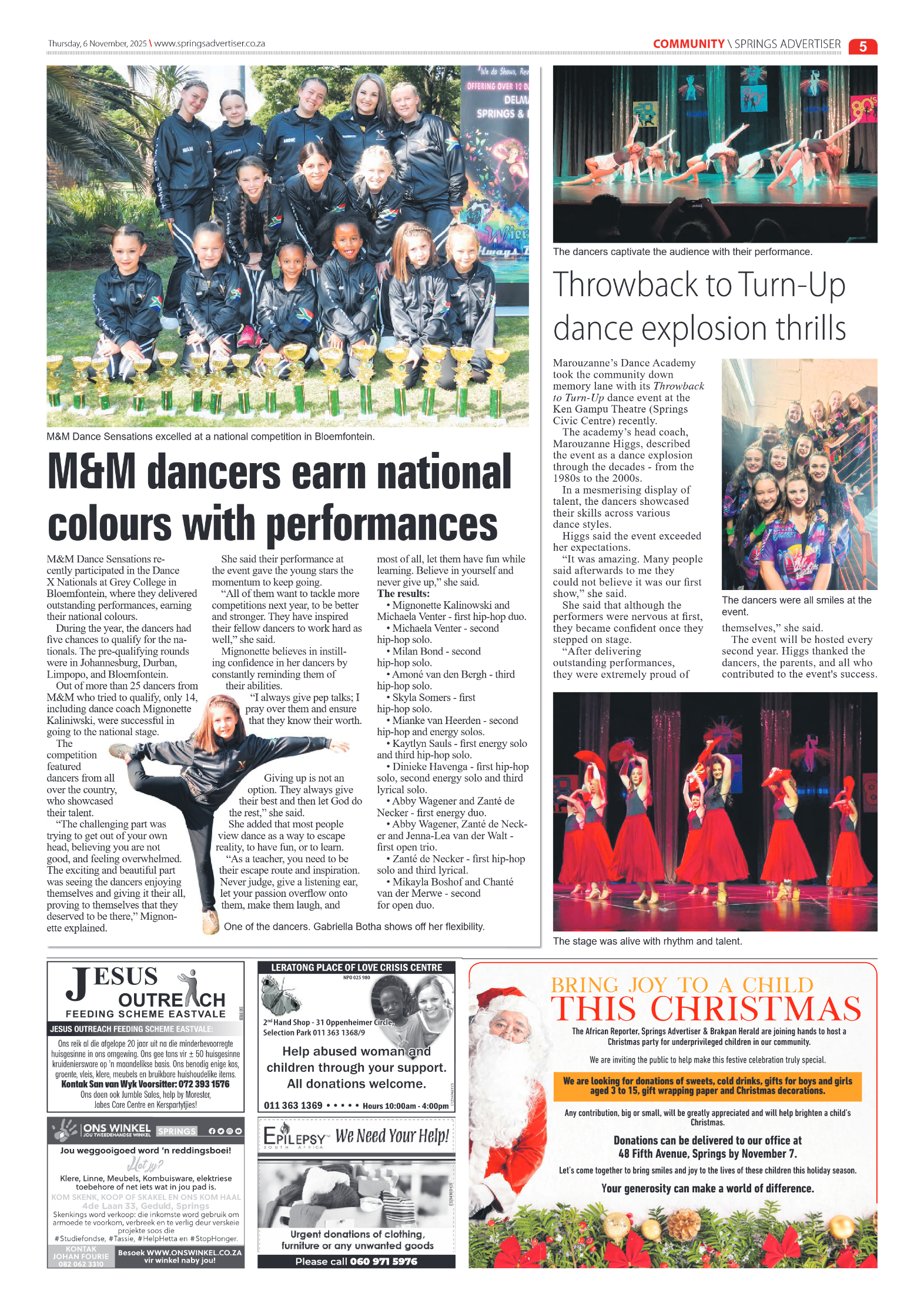 Springs Advertiser 6 November 2025 page 17