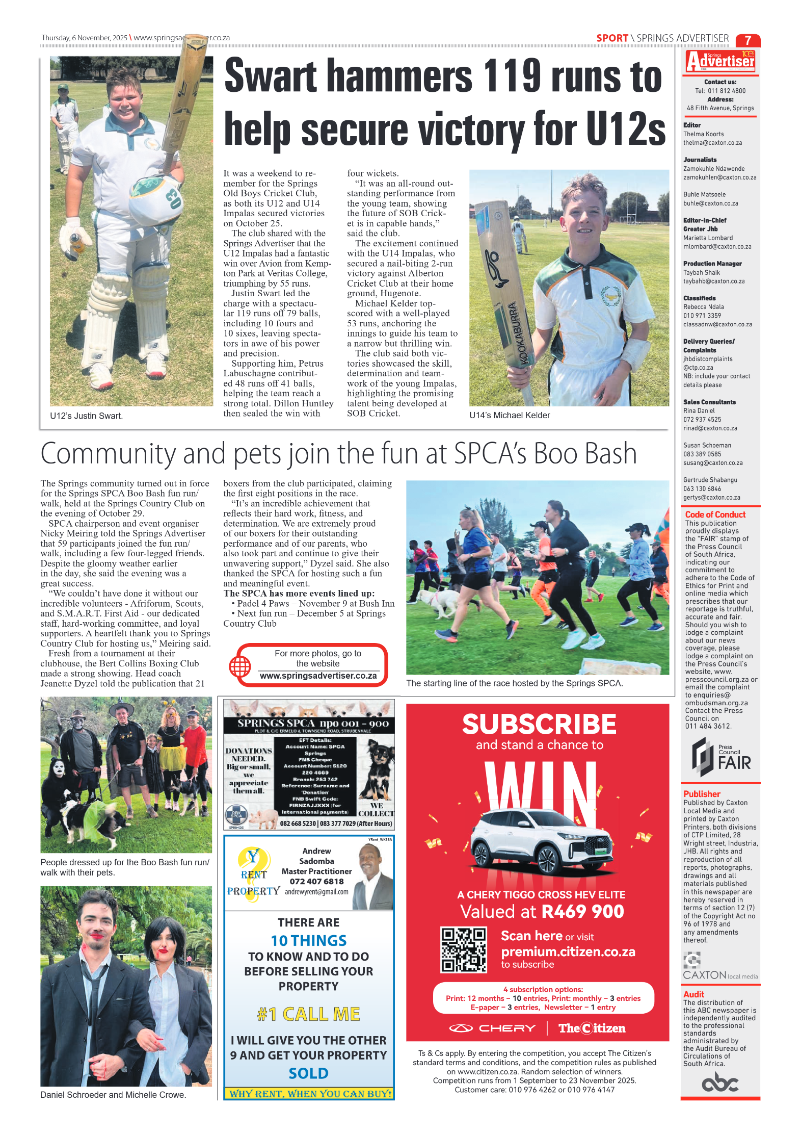 Springs Advertiser 6 November 2025 page 19