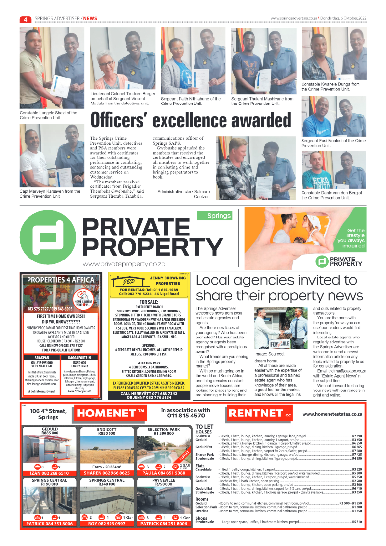 Springs Advertiser 6 October 2022 page 4