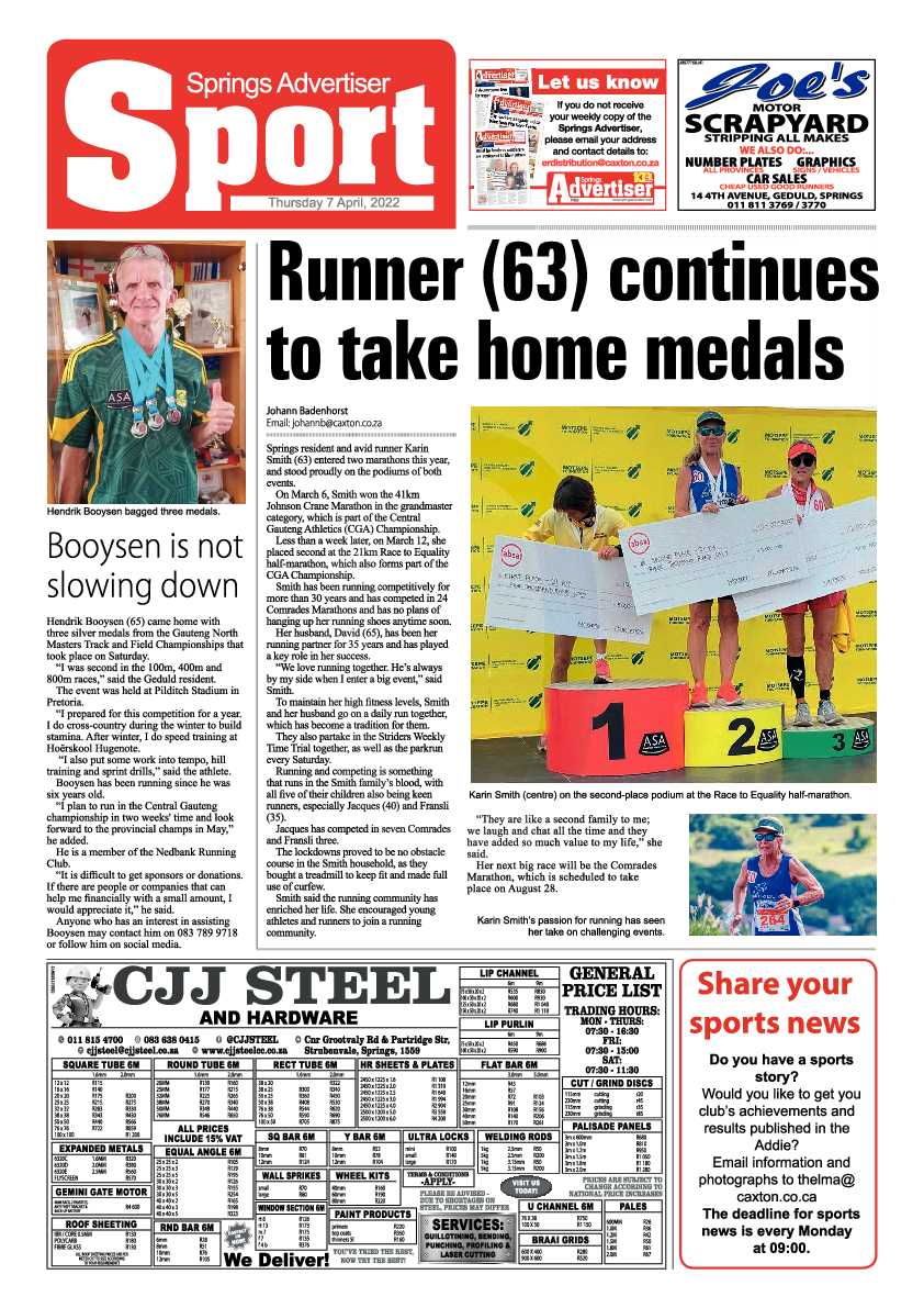 Springs Advertiser 7 April 2022 page 12