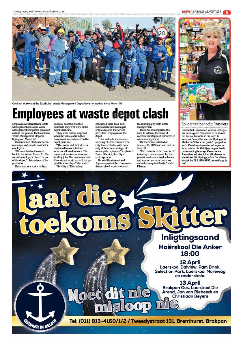 Springs Advertiser 7 April 2022 page 5