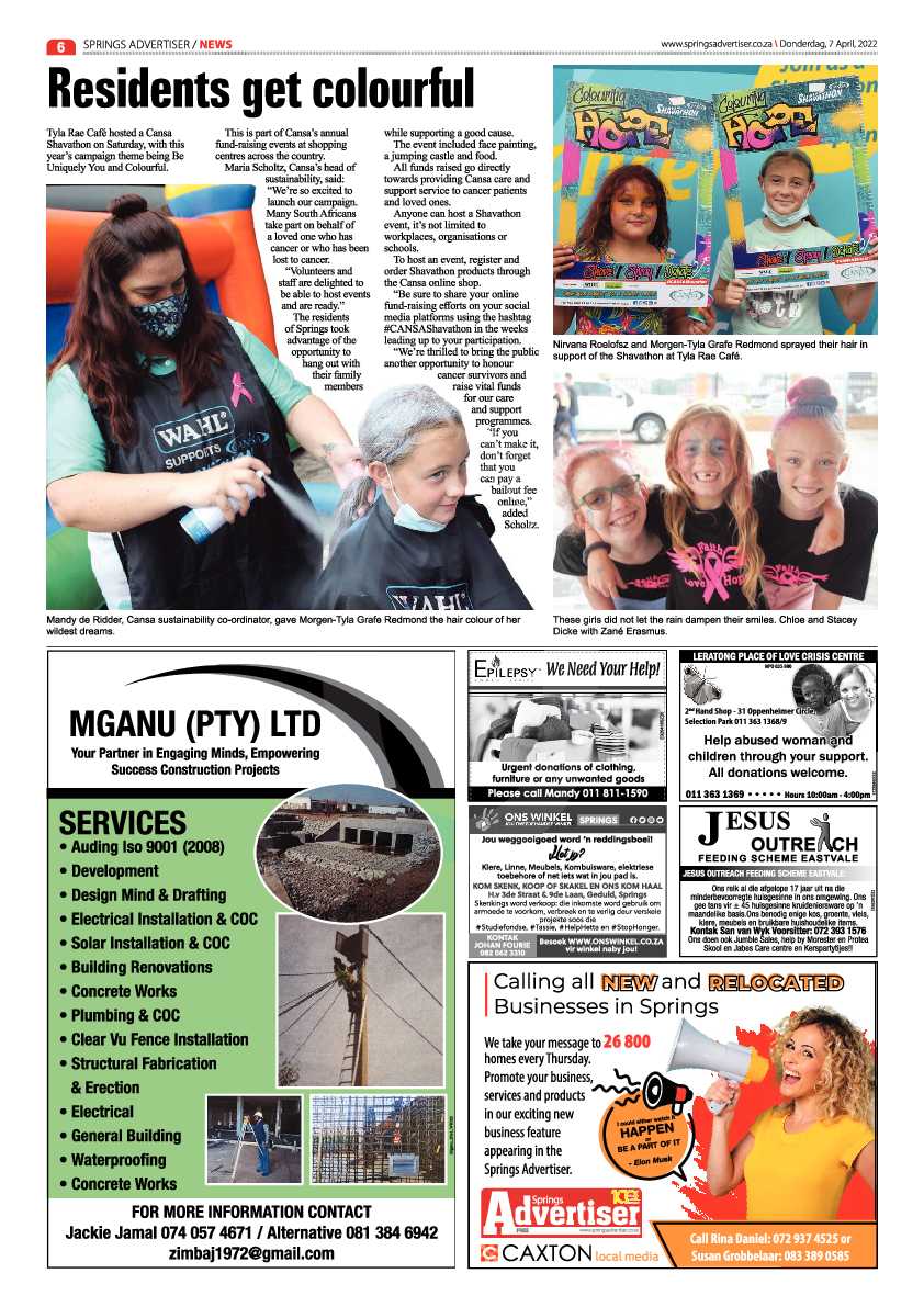 Springs Advertiser 7 April 2022 page 6